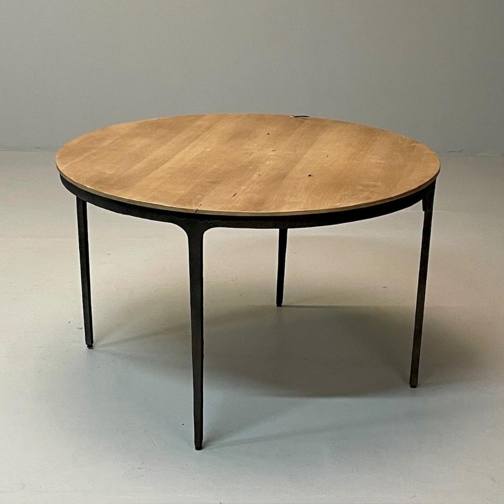 Brutalist Style Breakfast / Center, Dining Table, Evans Style, Modern,