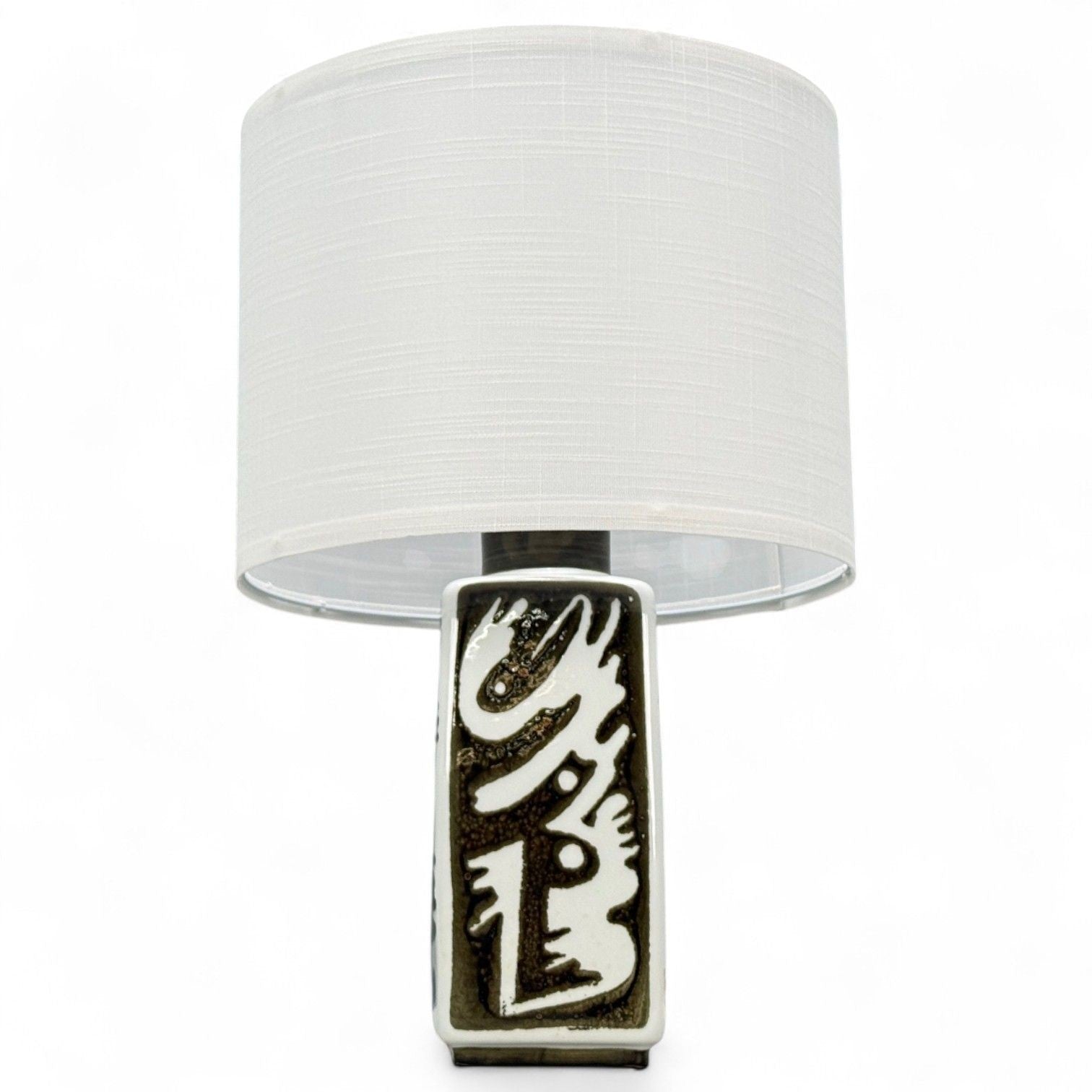 Carl-Harry Stalhane, Stoneware, Table Lamp, Sweden, 1960s