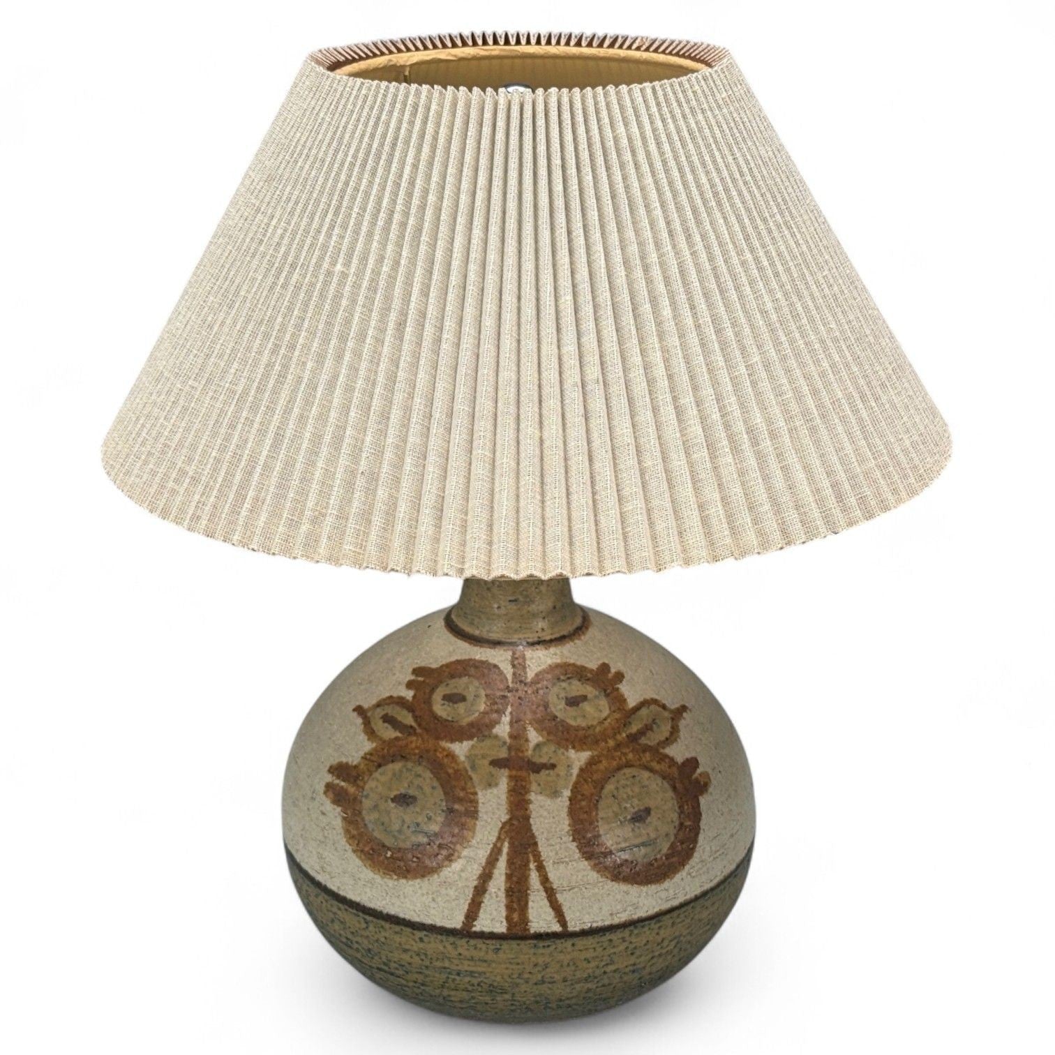 Søholm Stentøj, Danish Modern, Stoneware, Table Lamp, Denmark, 1970s