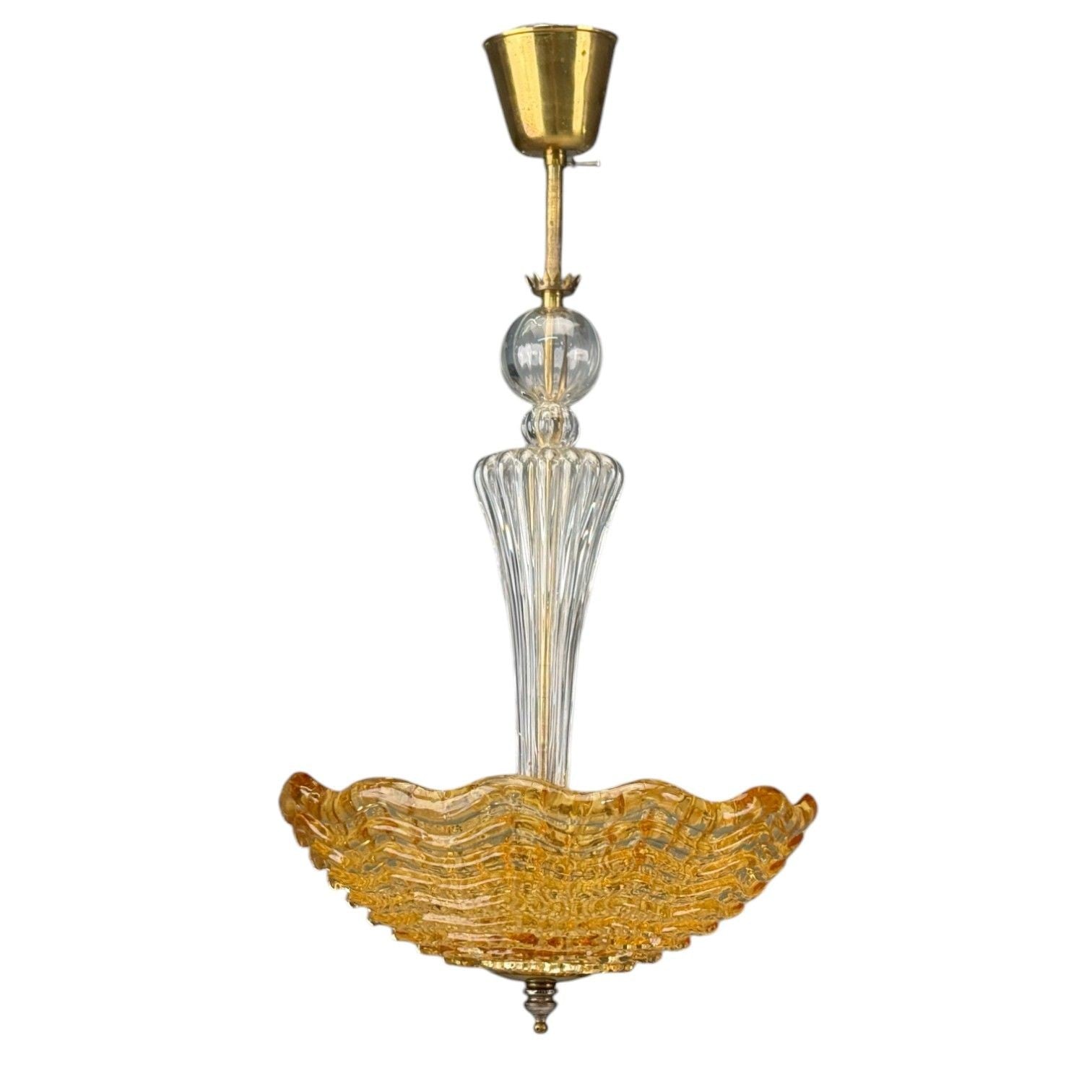 Carl Fagerlund, Swedish Modern, Glass, Pendant Light, Sweden, 1960s
