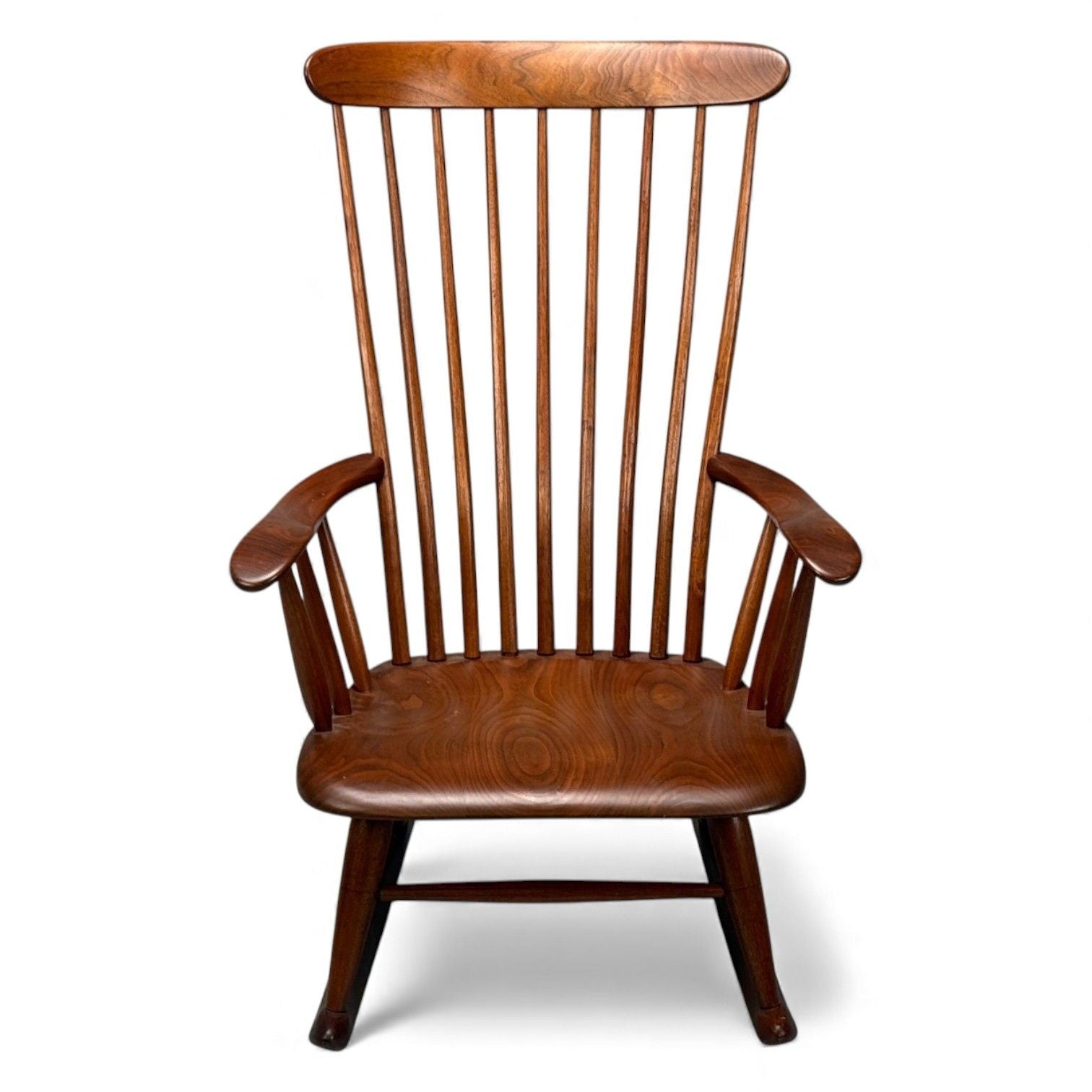 Robert Whitley, American Studio, Teak, Rocking Chair, USA, 1980s
