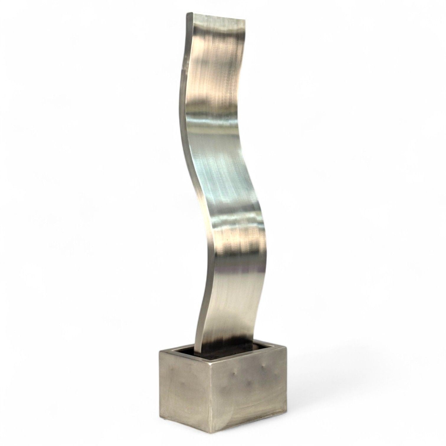 Archie Held, Contemporary, Stainless Steel, Monumental Water Sculpture, USA 2000