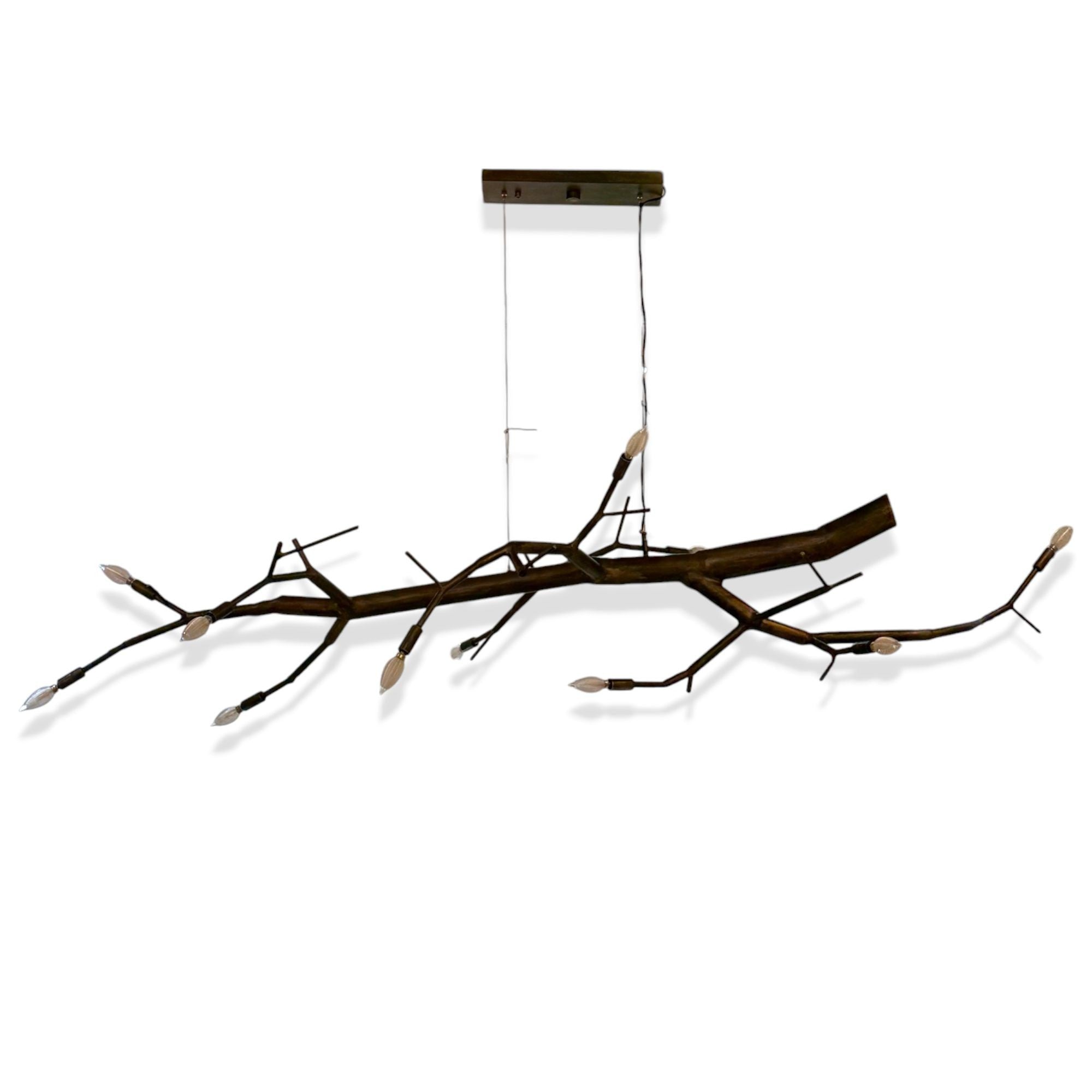 Christopher Poehlmann, Contemporary, Massive Modern Sculptural Branch Chandelier