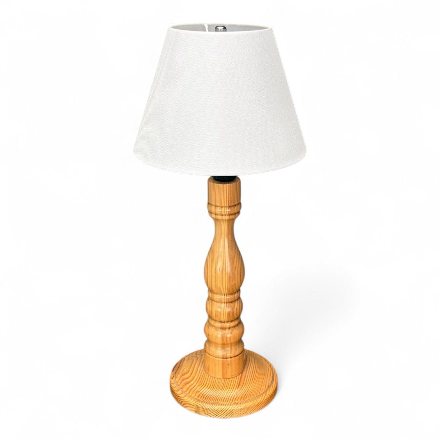 Swedish Modern, Pine, Table Lamp, Sweden, 1960s