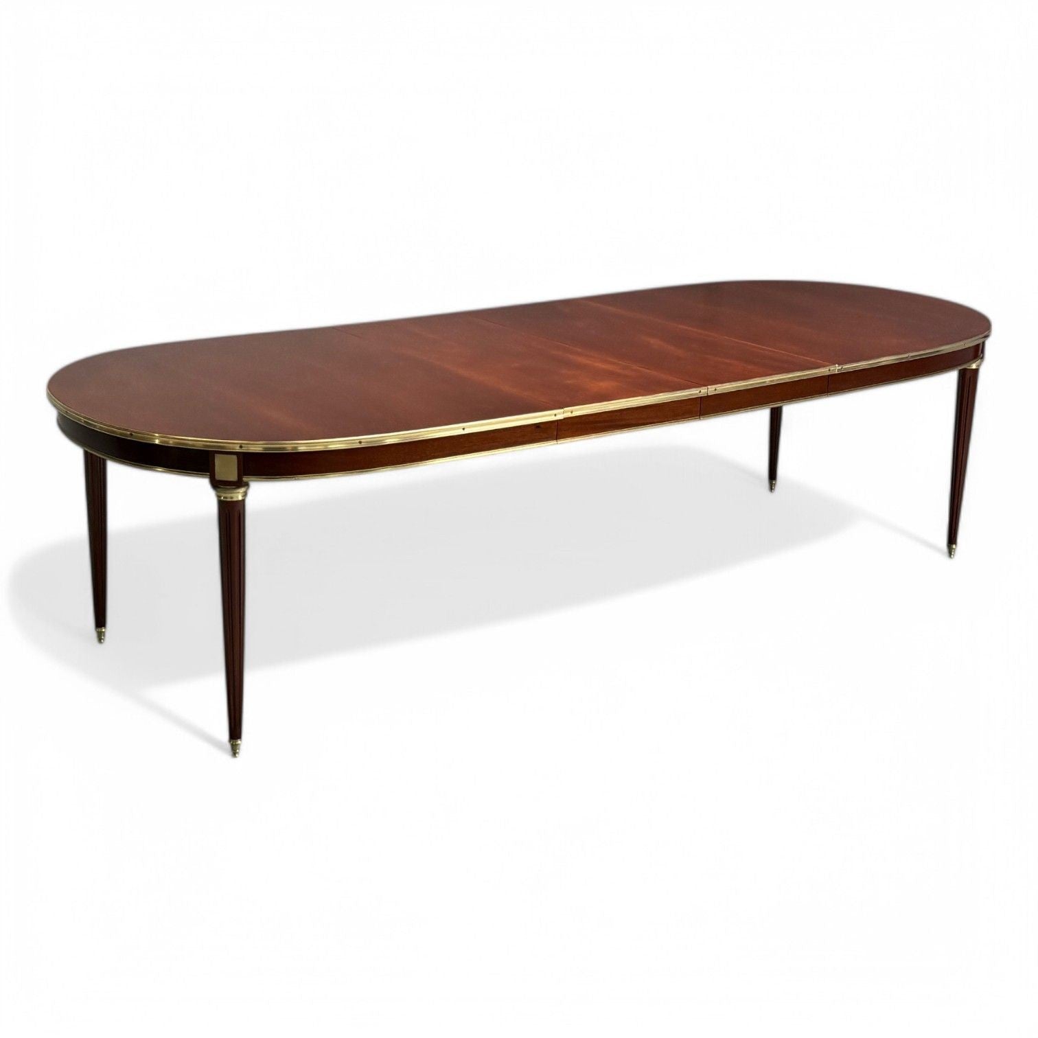 Maison Jansen, Louis XVI Style, Mahogany, Bronze, Dining Table, France, 1920s