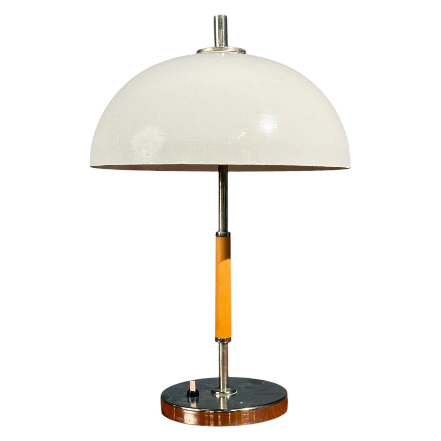 Swedish Art Deco, Table Lamp, Chrome, Plastic, Sweden, 1930s