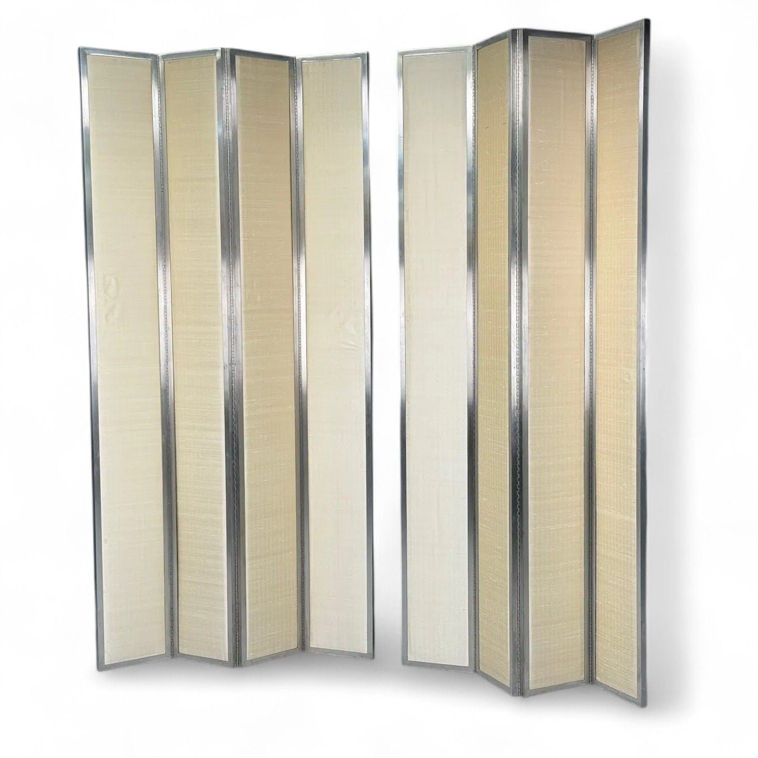 Mark Hampton, Steel, Fabric, Modern Room Dividers, USA c. 1980s