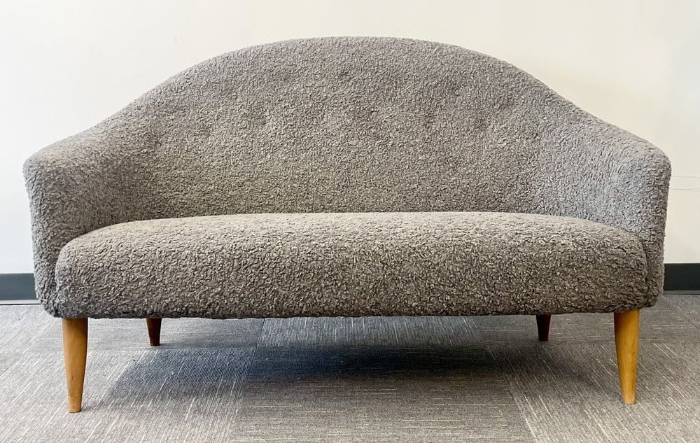 Swedish Mid-Century Modern 'Paradiset' Sofa by Kerstin Hörlin-Holmquist, Sheepskin