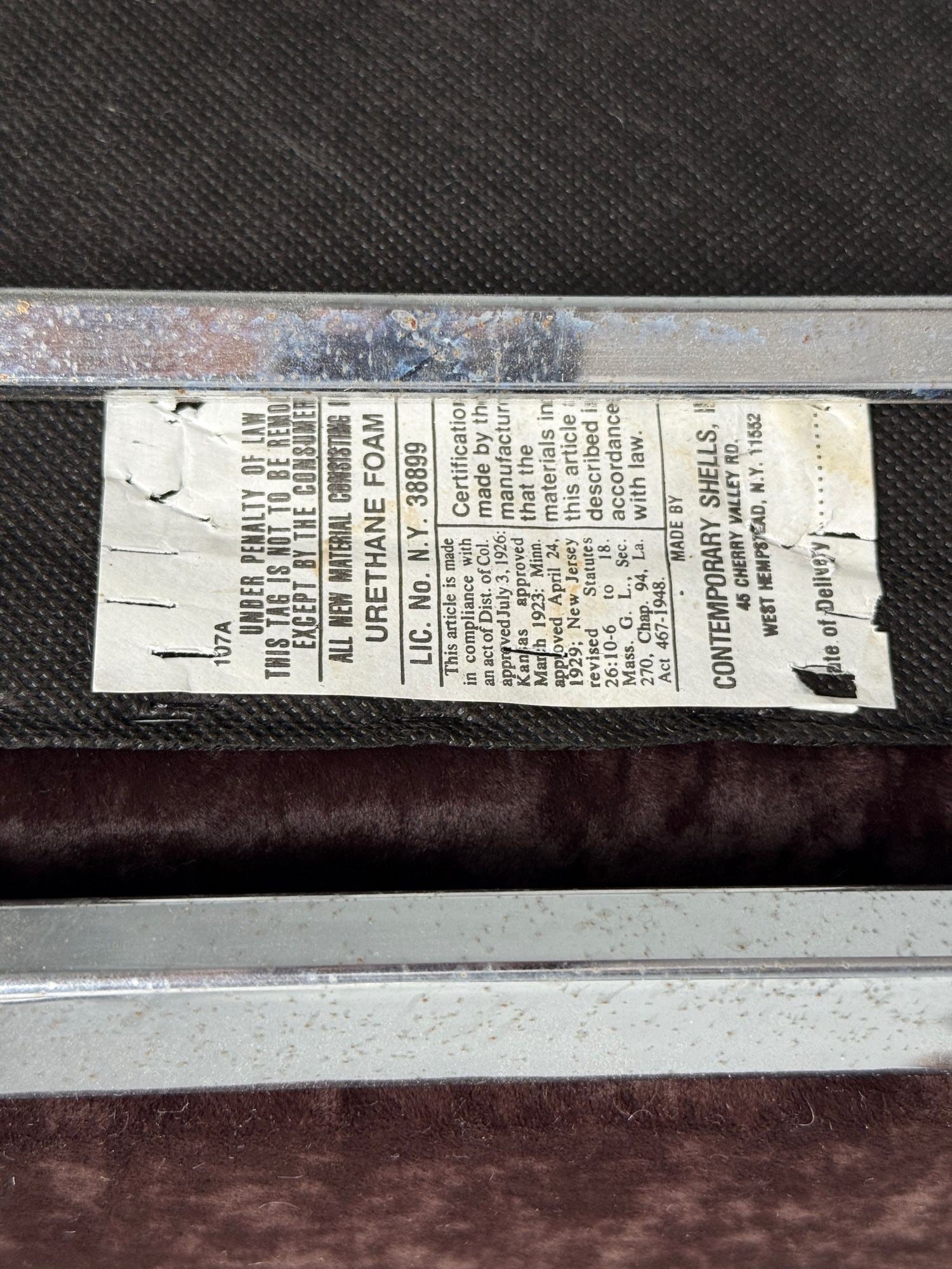 Pierre Cardin, Chromed Metal, Velvet, Six Dining Chairs, USA, 1970s