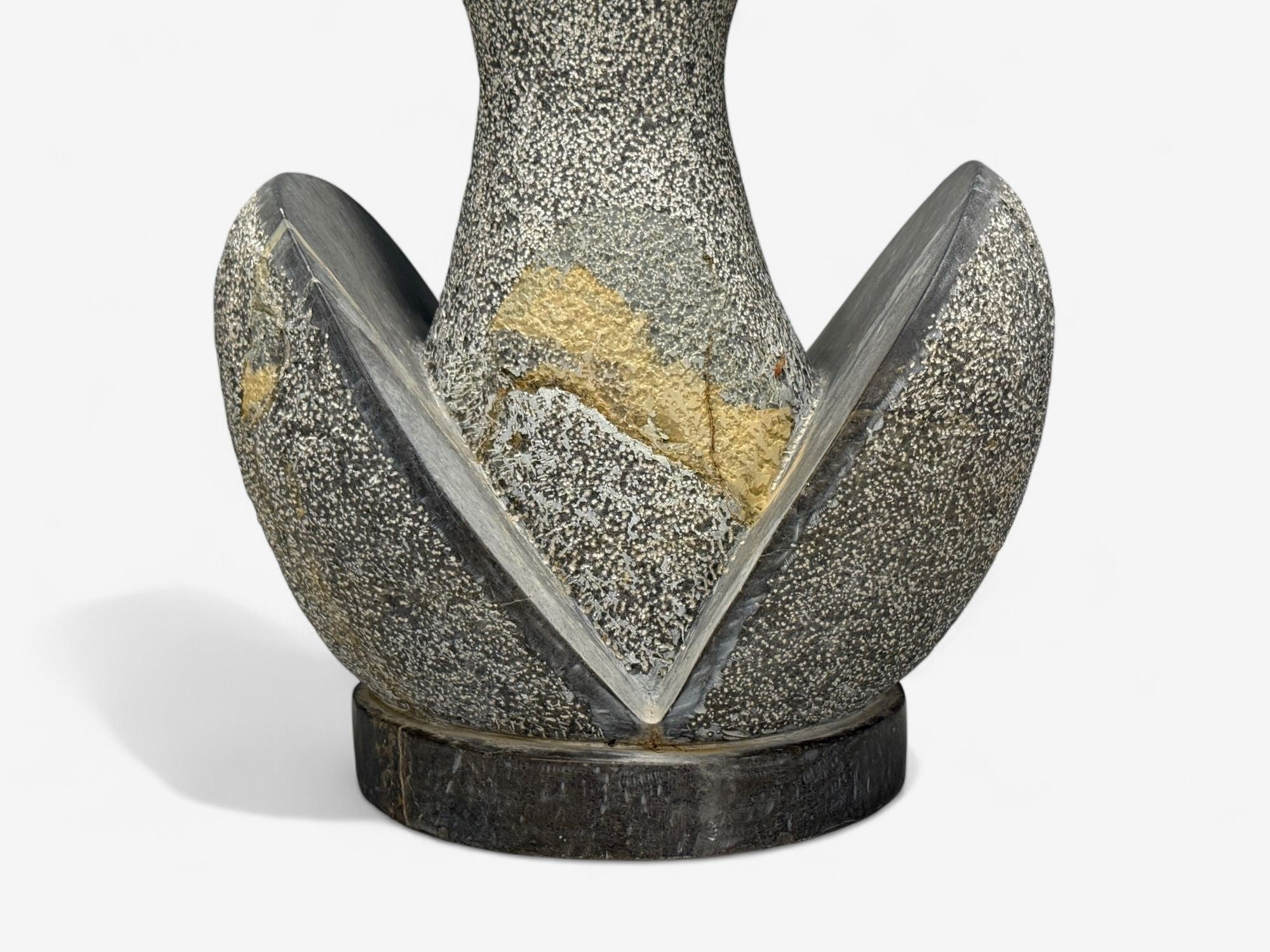 Organic Modern, Carved Stone, Nude Female Figure, USA, 1960s