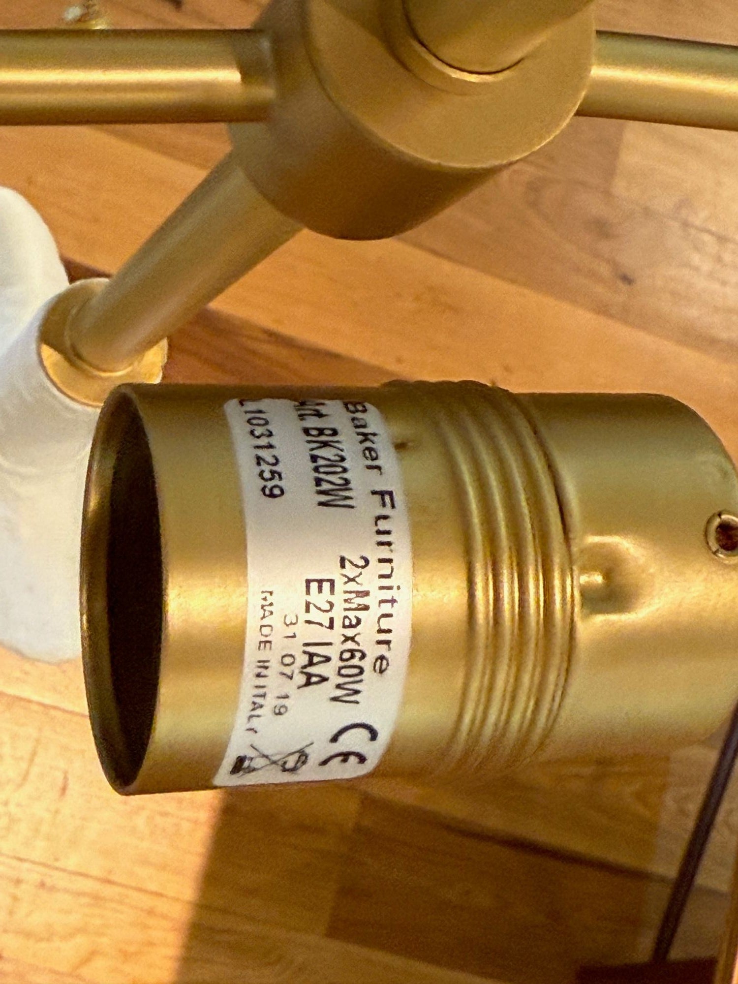 Baker Furniture, Plaster, Large Modern Floor Lamps, Italy, 2000s