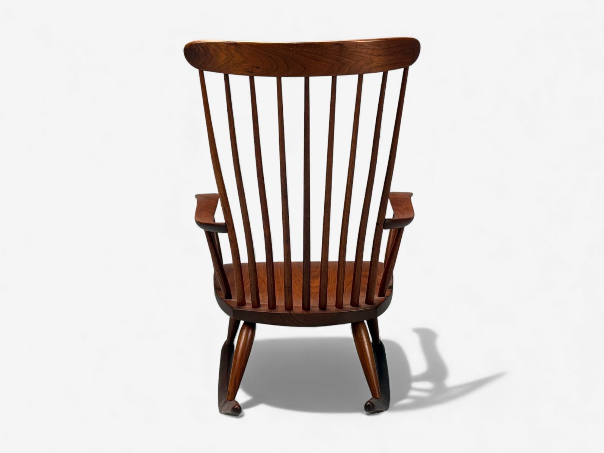 Robert Whitley, American Studio, Teak, Rocking Chair, USA, 1980s