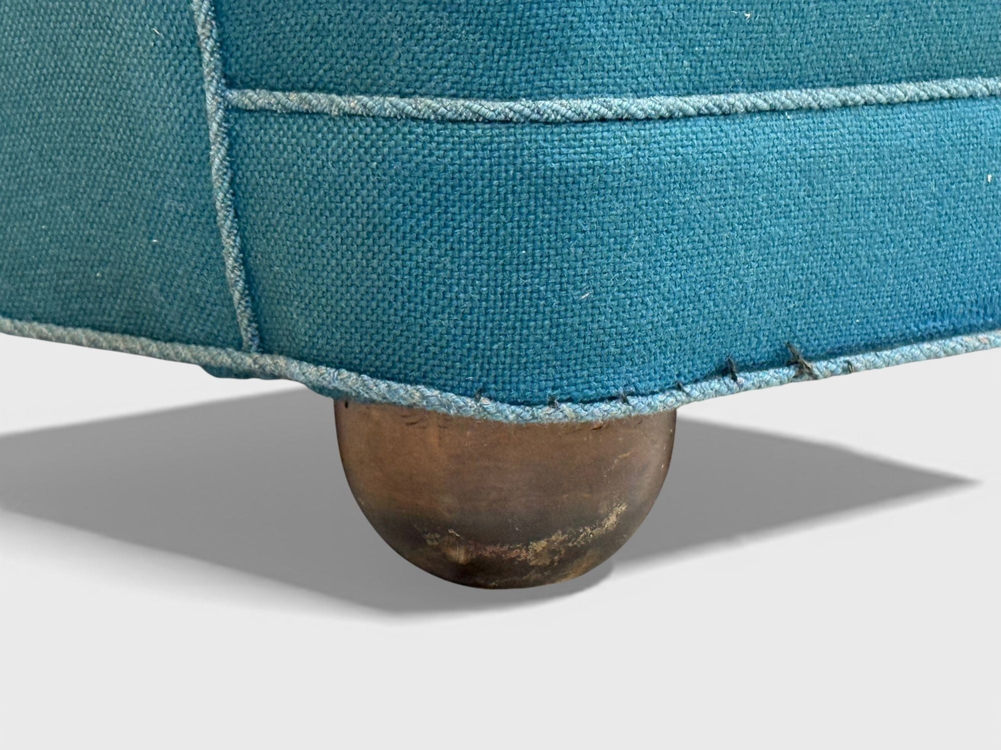 Danish Cabinetmaker, Lounge Chair, Beech, Wool, Denmark, 1930s