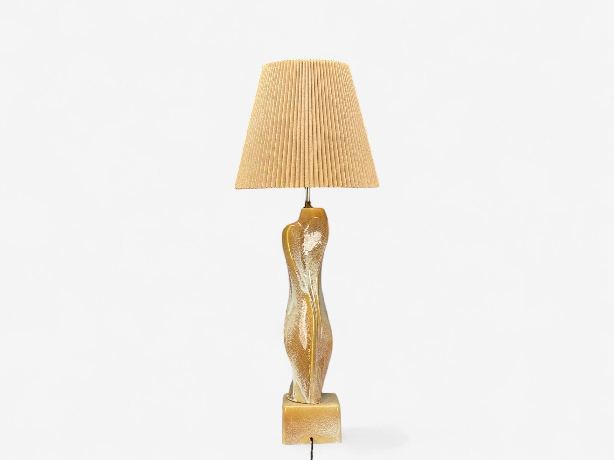 Yasha Heifetz Style, Ceramic, Abstract Table Lamps, USA, 1960s