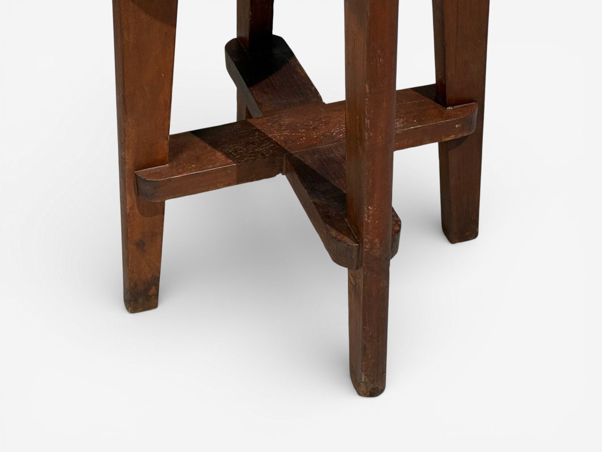Pierre Jeanneret, High Stools, Cane, Teak, Chandigarh, India c. 1960s