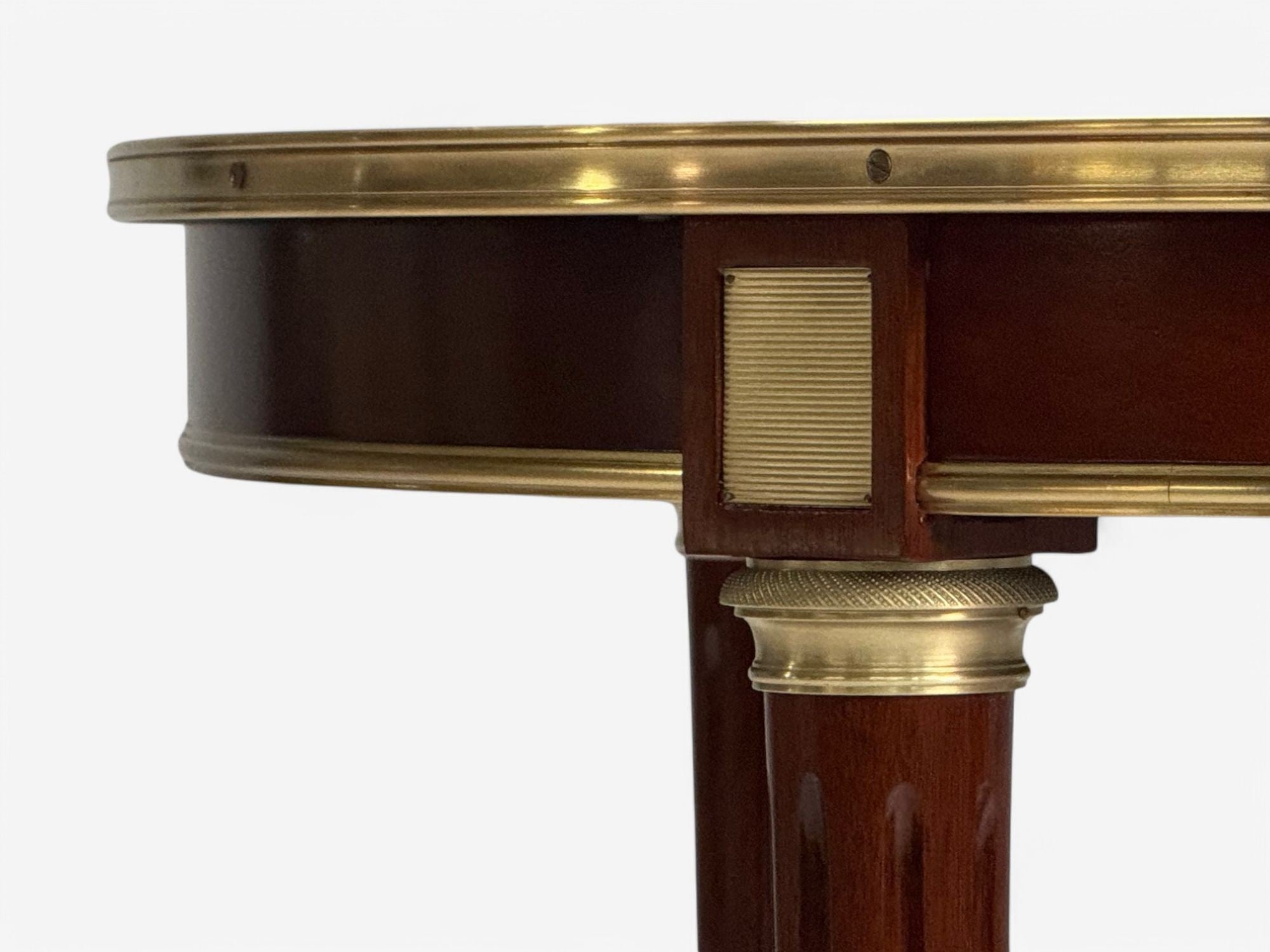 Maison Jansen, Louis XVI Style, Mahogany, Bronze, Dining Table, France, 1920s