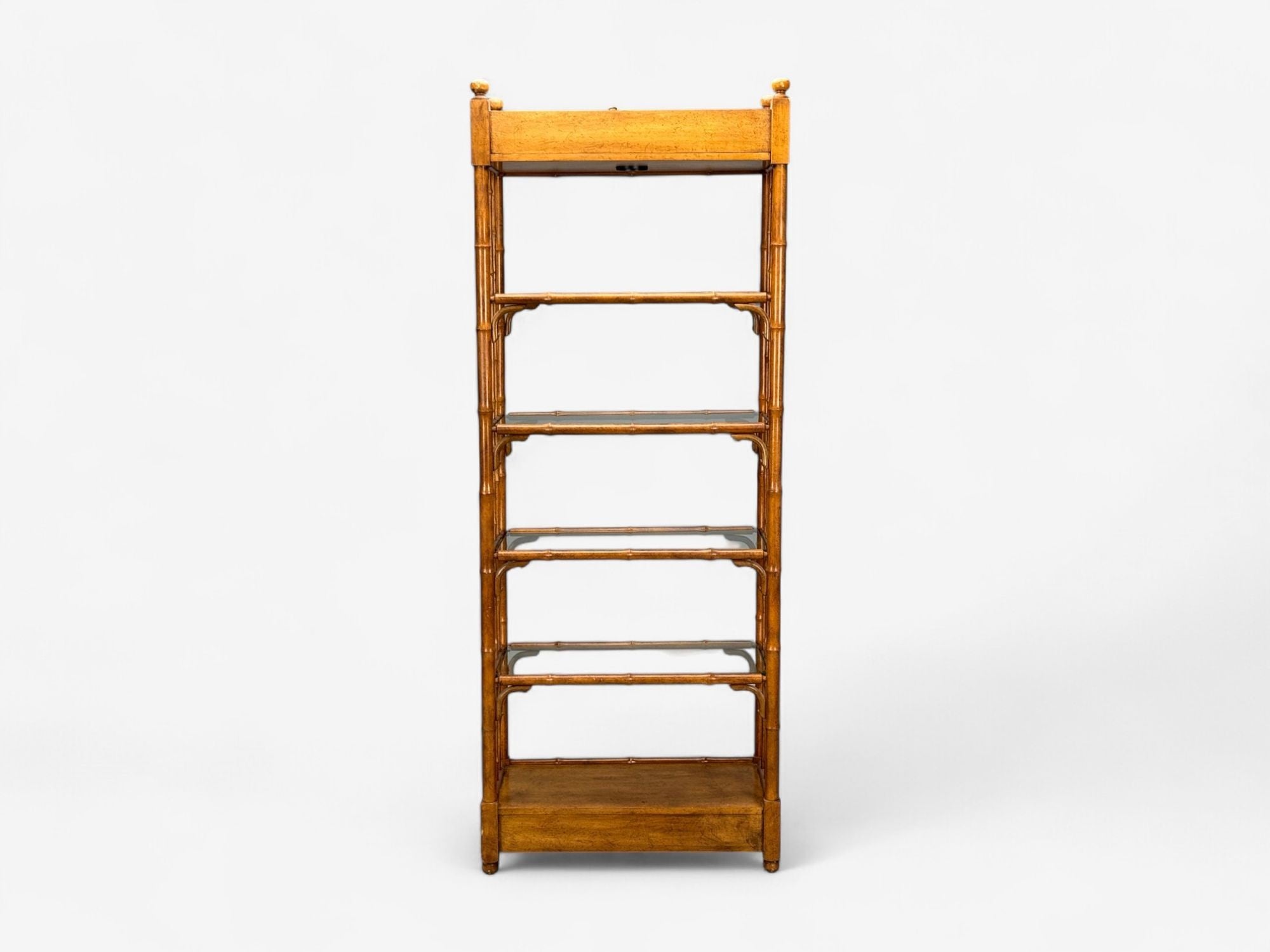 American Modern, Bamboo, Wood, Etageres, USA, 1980s