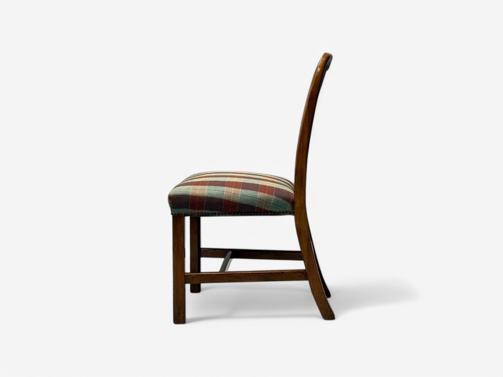 Baker Furniture, Chippendale Style, Mahogany, Eight Dining Chairs, USA, 1950s