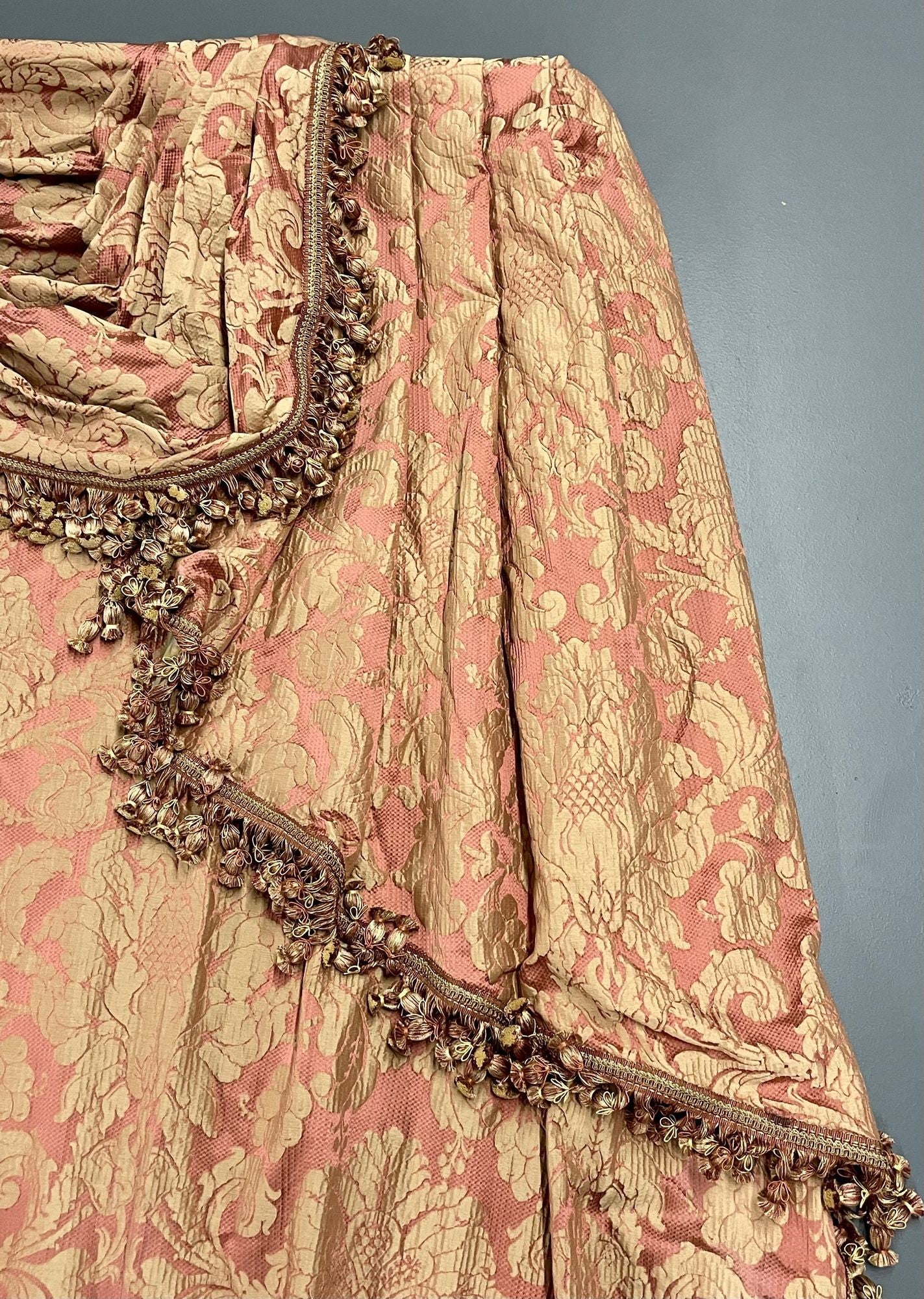 Pair of Burgundy Wall or Window Treatments, Curtains, Drapes, Scalamandré