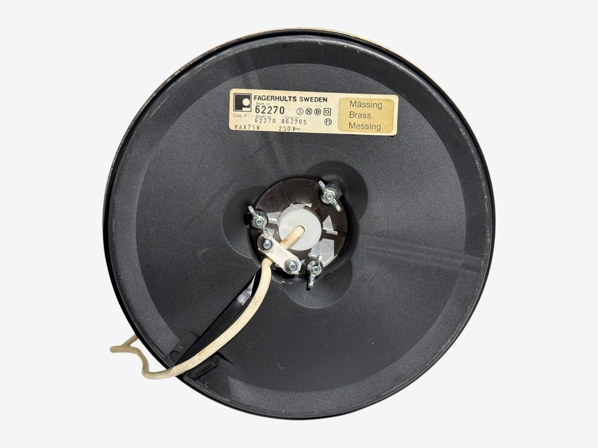 Fagerhults, Articulating Desk Lamp, Brass, Sweden, 1960s