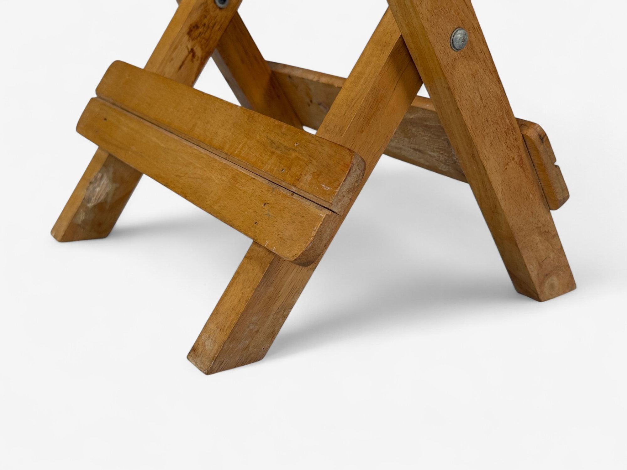 Danish Modern, Oak, Cane, Folding Side Tables, Denmark, 1970s