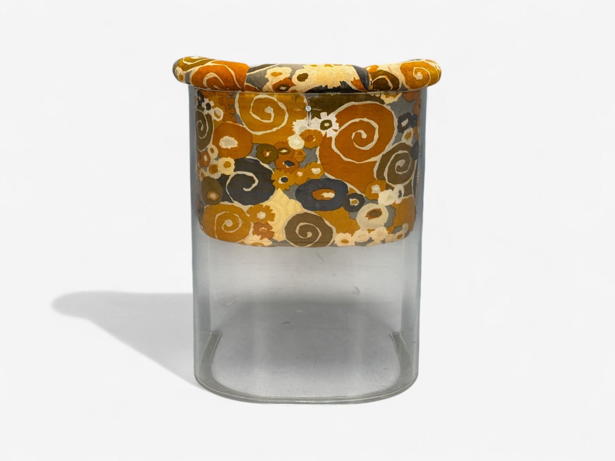 Vladimir Kagan, American Modern, Lucite, Fabric, Armchairs, USA, 1970s