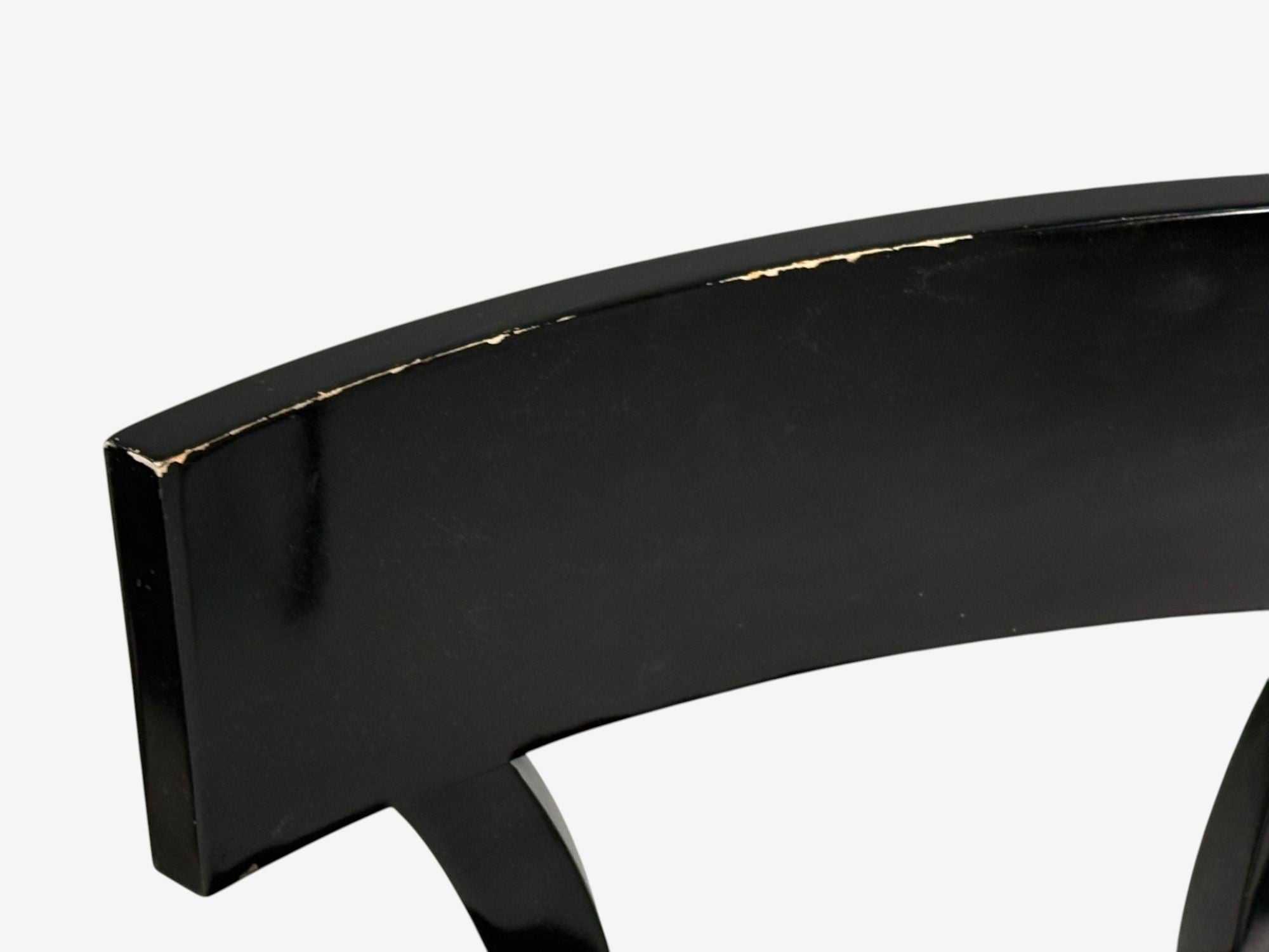 Niedermaier, Ebonized Wood, Leather, Klismos Dining Chairs, USA, 21st C.