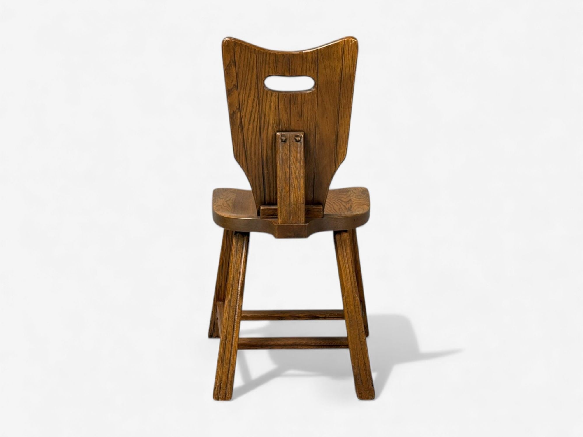 A. Brandt Ranch Oak, Oak, Writing Desk and Chair, USA, 1950s