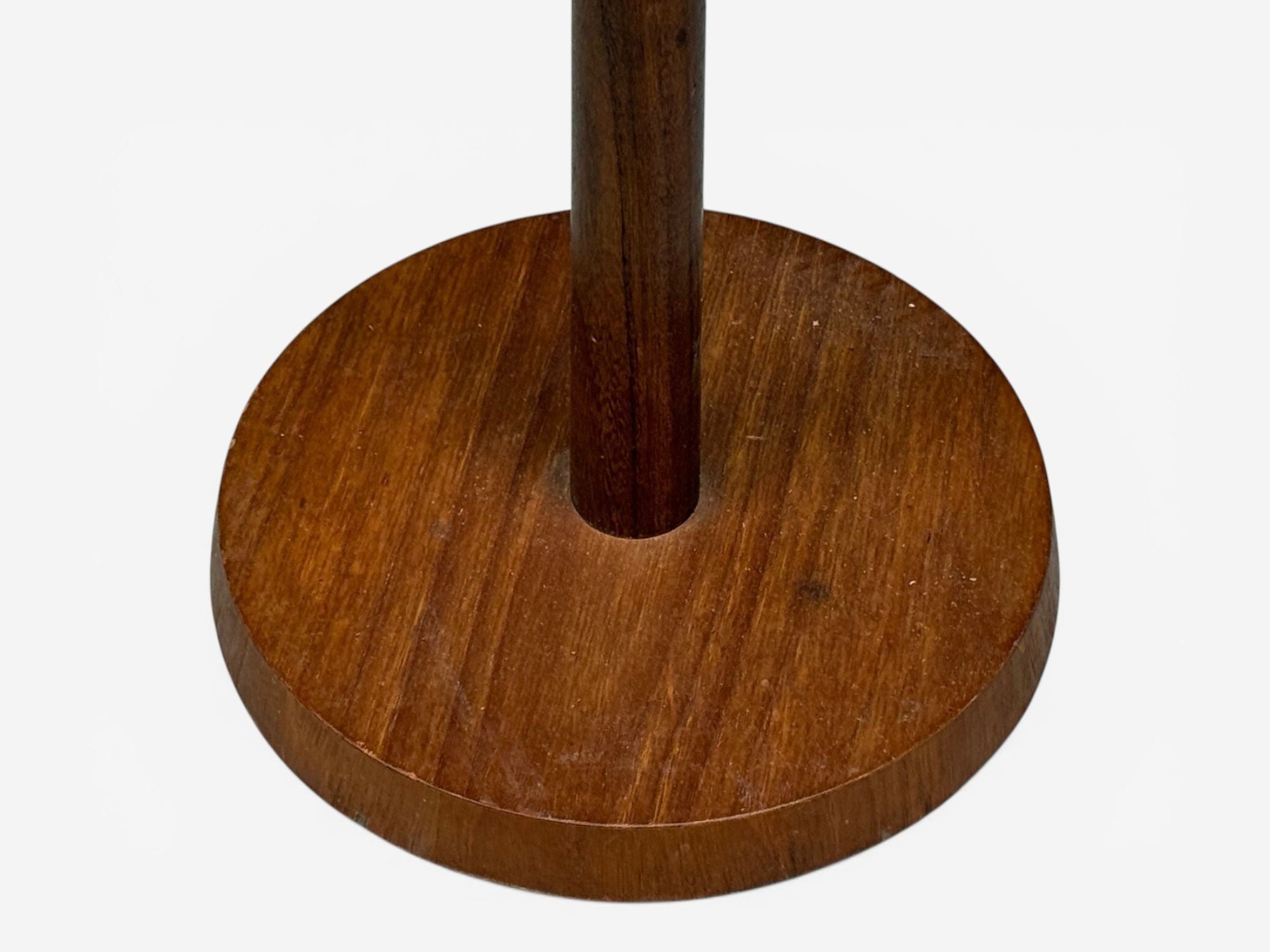 Nybro Armaturfabrik, Floor Lamp, Wood, Metal, Fabric, Sweden, 1940s