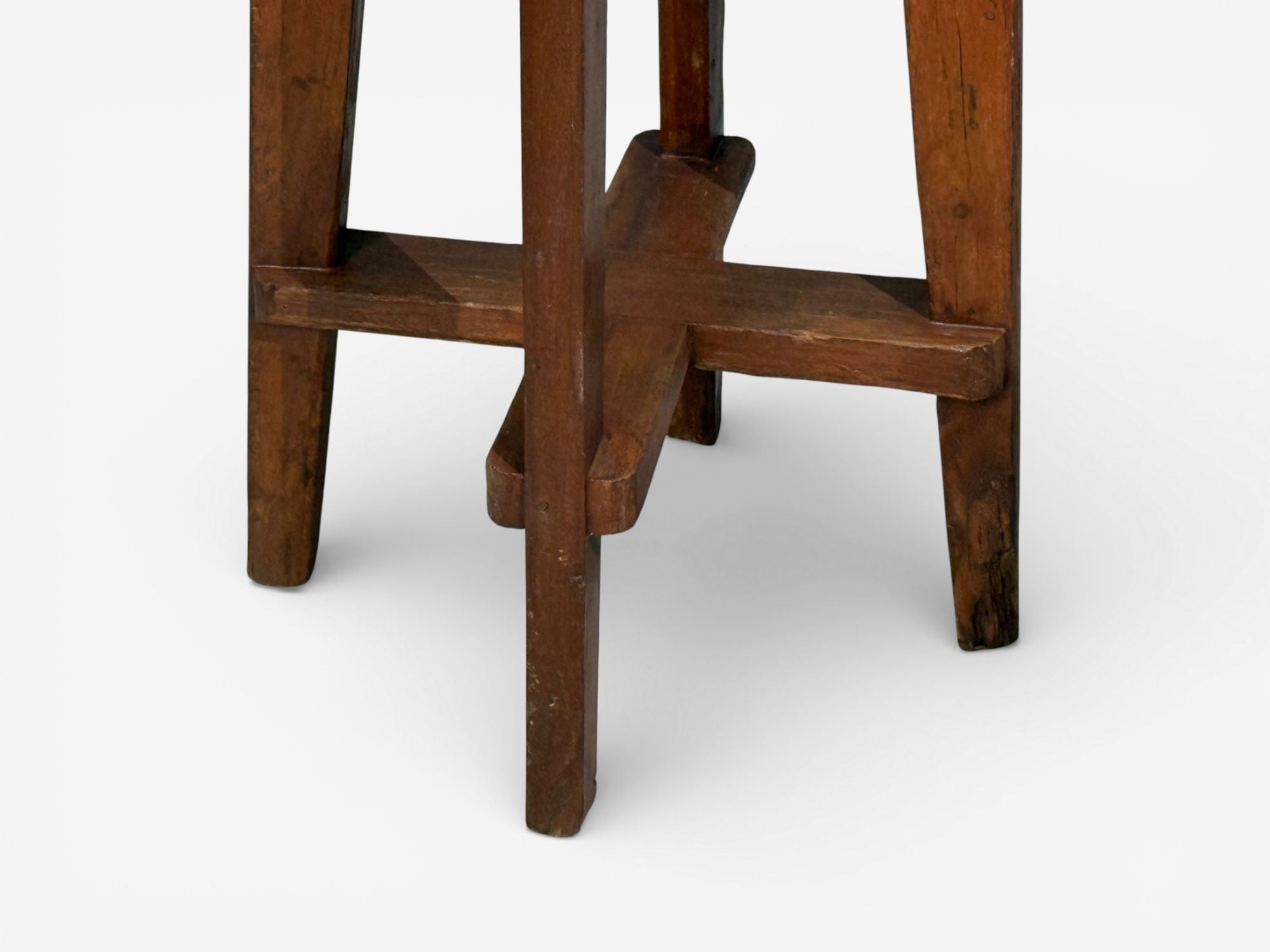 Pierre Jeanneret, High Stools, Cane, Teak, Chandigarh, India c. 1960s