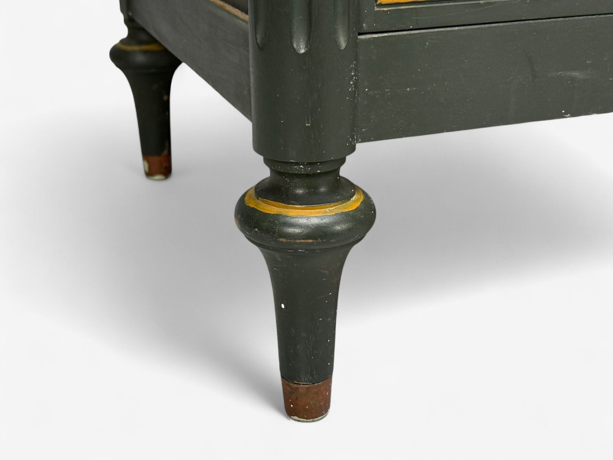 Jacques Bodart, Louis XVI Style, Green Painted Commode, USA, 1960s