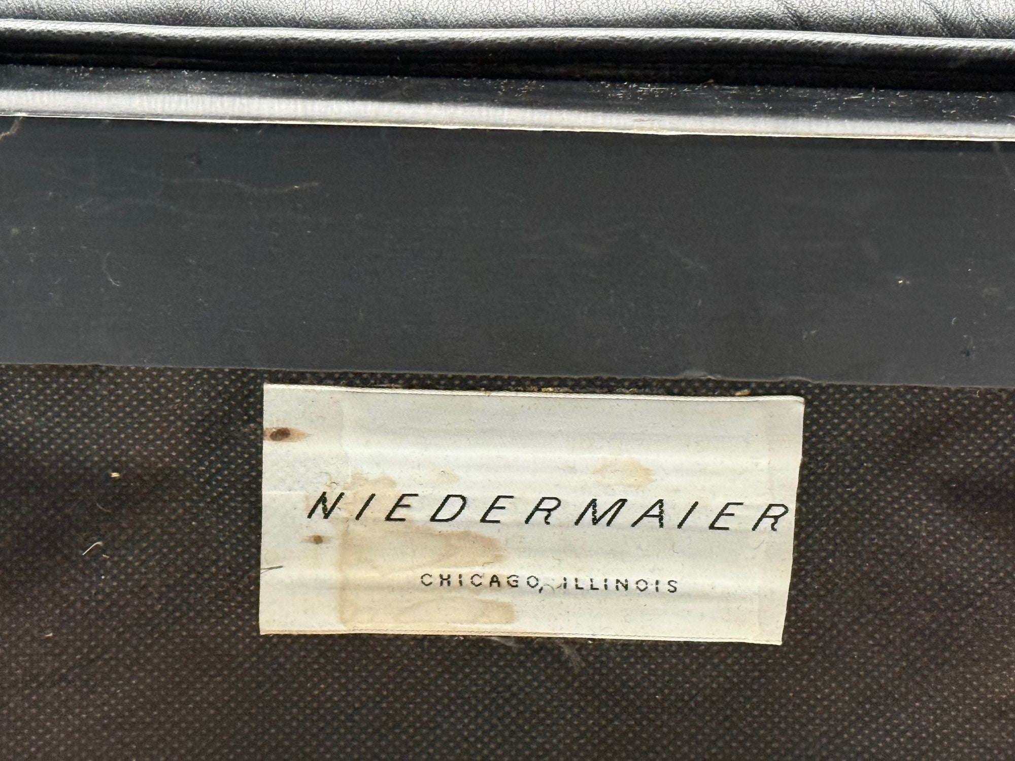 Niedermaier, Ebonized Wood, Leather, Klismos Dining Chairs, USA, 21st C.