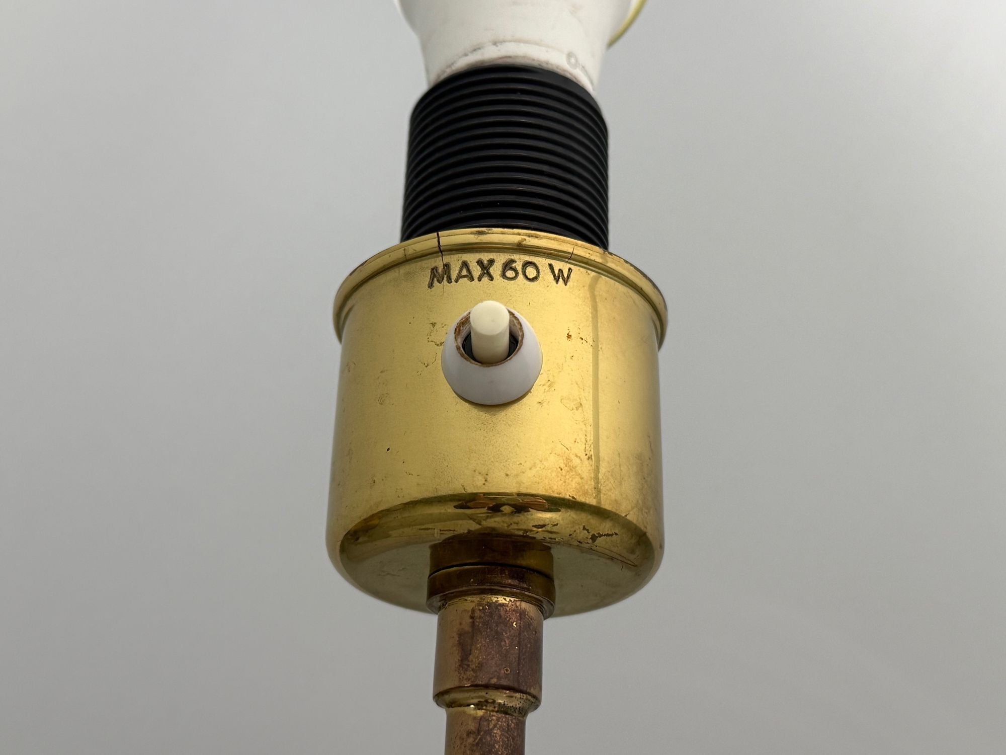 Armaturhantverk Göteborg, Articulating Floor Lamps, Brass, Fabric, Sweden, 1960s