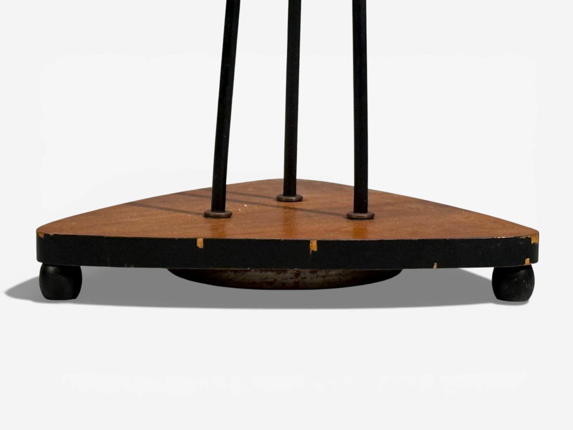 Swedish Modern, Adjustable Floor Lamp, Teak, Lacquered Metal, Sweden, 1960s