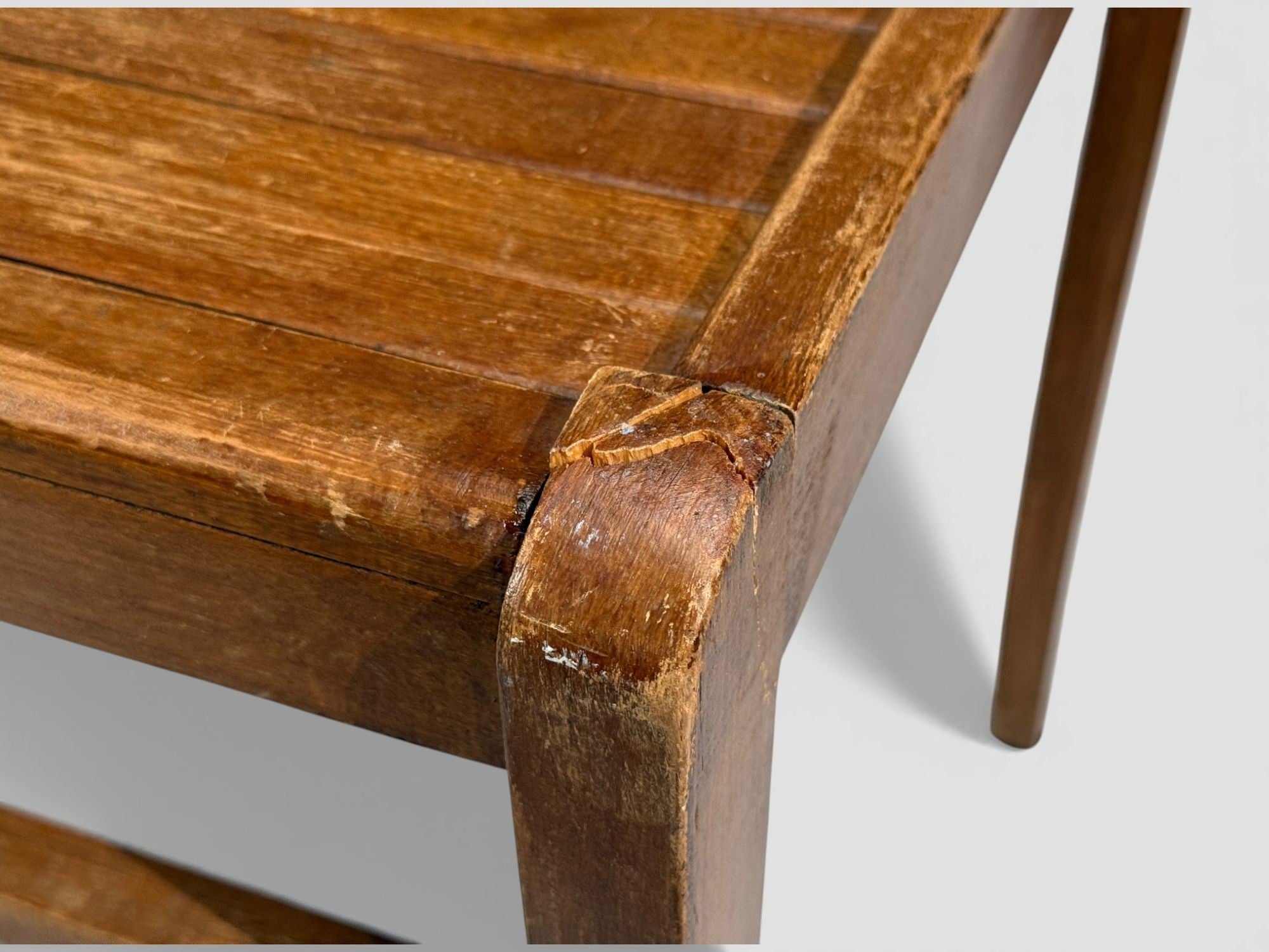 Rene Gabriel, Reconstruction Era Dining Chairs, Beech Wood, France, 1940s
