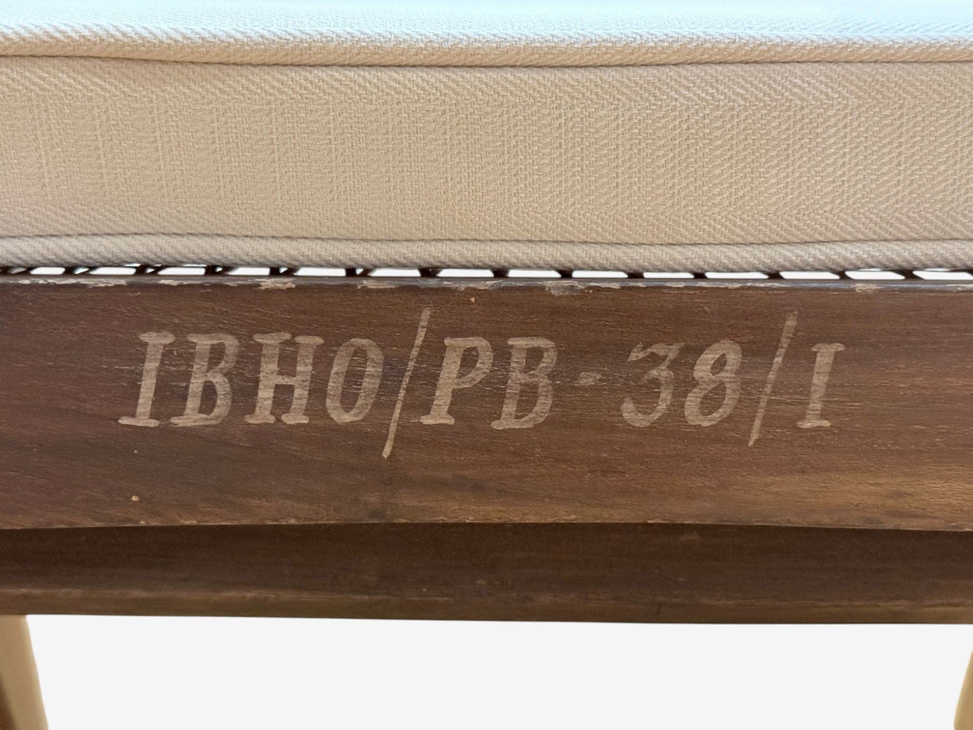 Pierre Jeanneret, Teak, Cane, Low Easy Chairs, Chandigarh, India c. 1960s