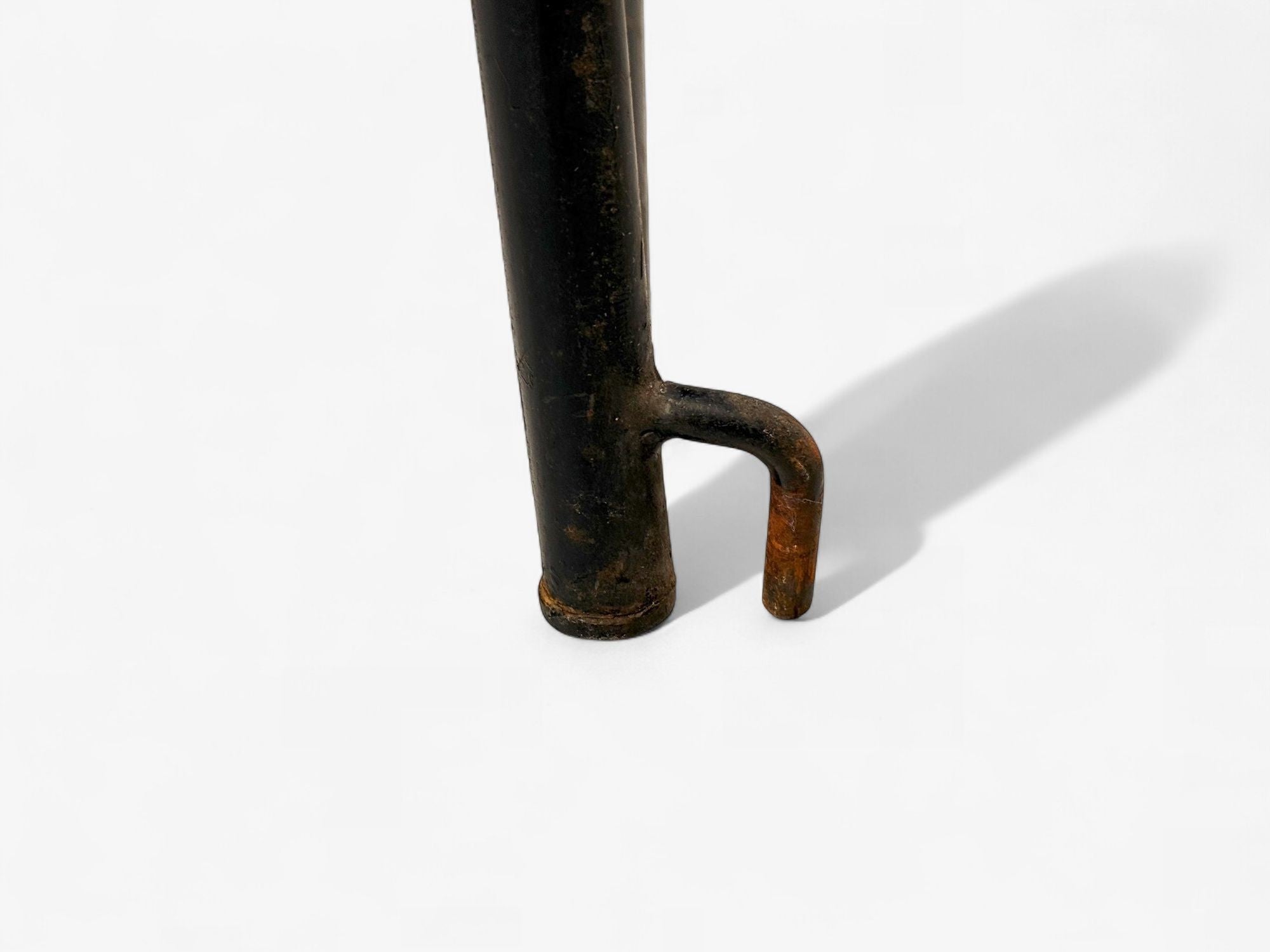 Studio BBPR, Lacquered Iron, Wood, Twelve Armchairs, Italy, 1960s