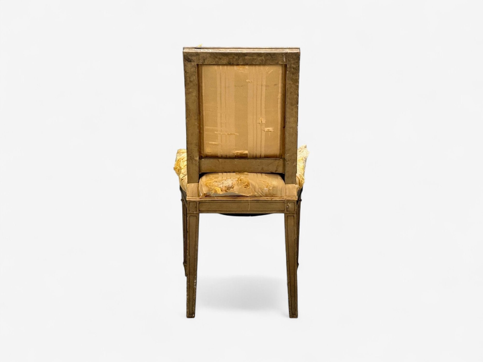 L. Alavoine & Cie, Louis XVI Style, Wood, Fabric, Dining Chairs, France, 19th C.
