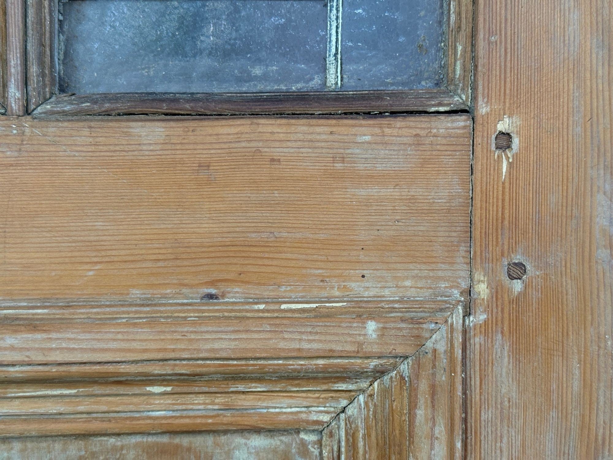 Neoclassical, Wood, Art Glass, Large Stained Glass Doors, Italy, 1930s