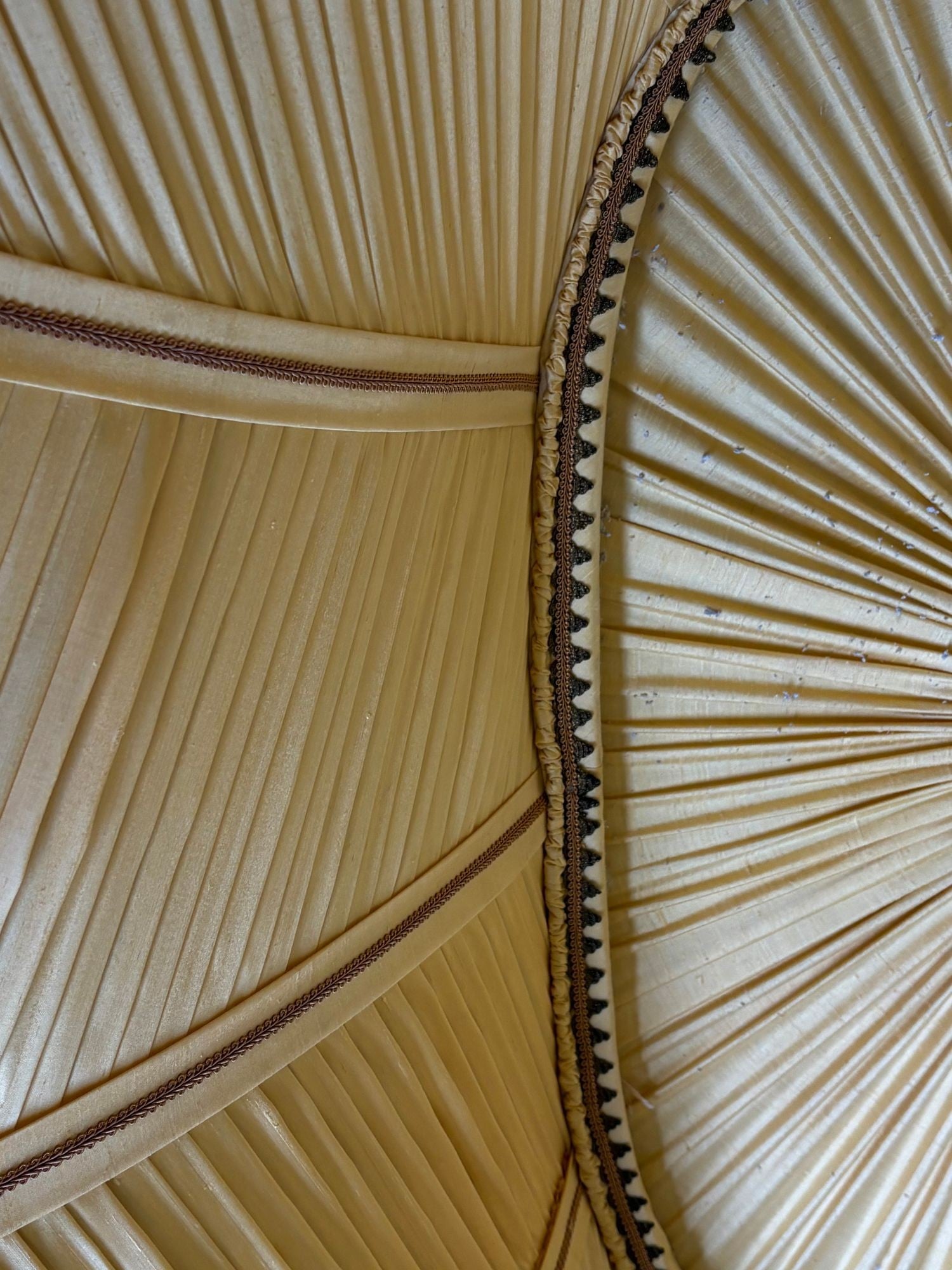 George III, Mahogany, Gilt-Wood, Silk, Canopy Bed, England c. 1880s