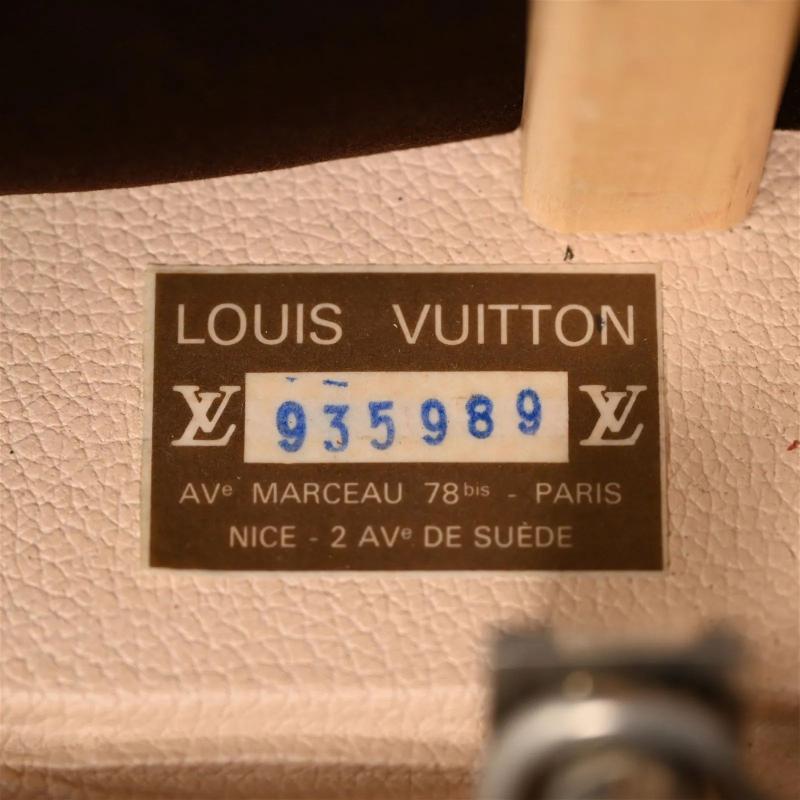 Louis Vuitton, Large Steamer Trunk, Monogram Canvas, Leather, Special Order