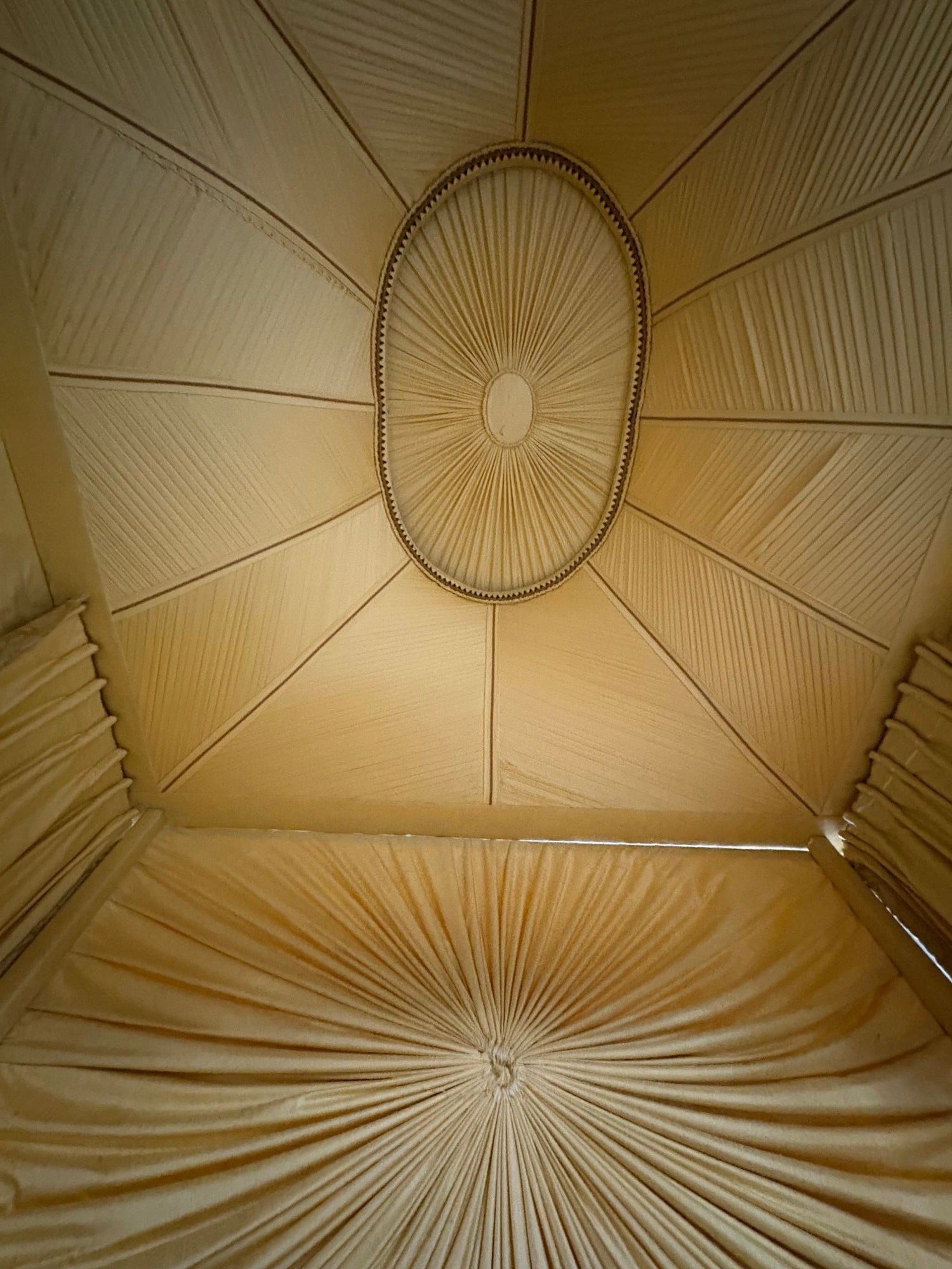 George III, Mahogany, Gilt-Wood, Silk, Canopy Bed, England c. 1880s