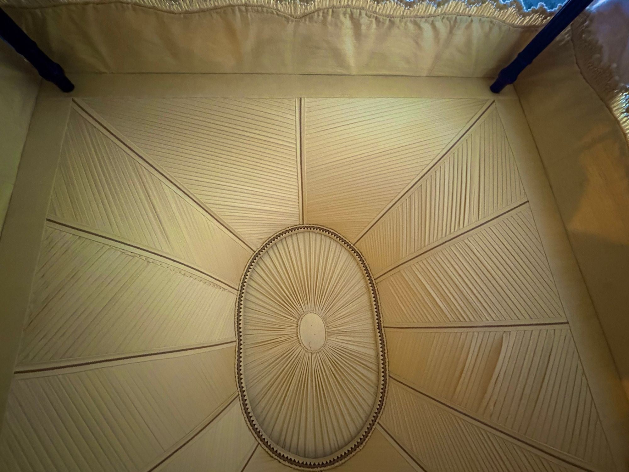 George III, Mahogany, Gilt-Wood, Silk, Canopy Bed, England c. 1880s