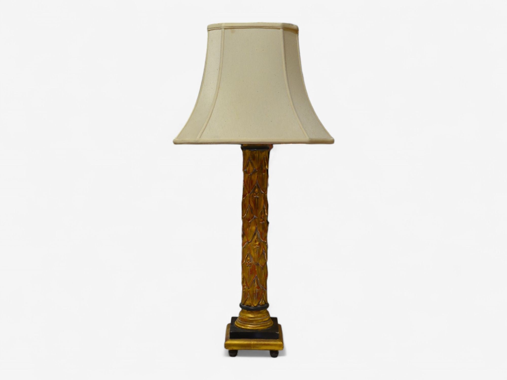 Maison Jansen, Hollywood Regency, Giltwood, Table Lamps, France, 1950s