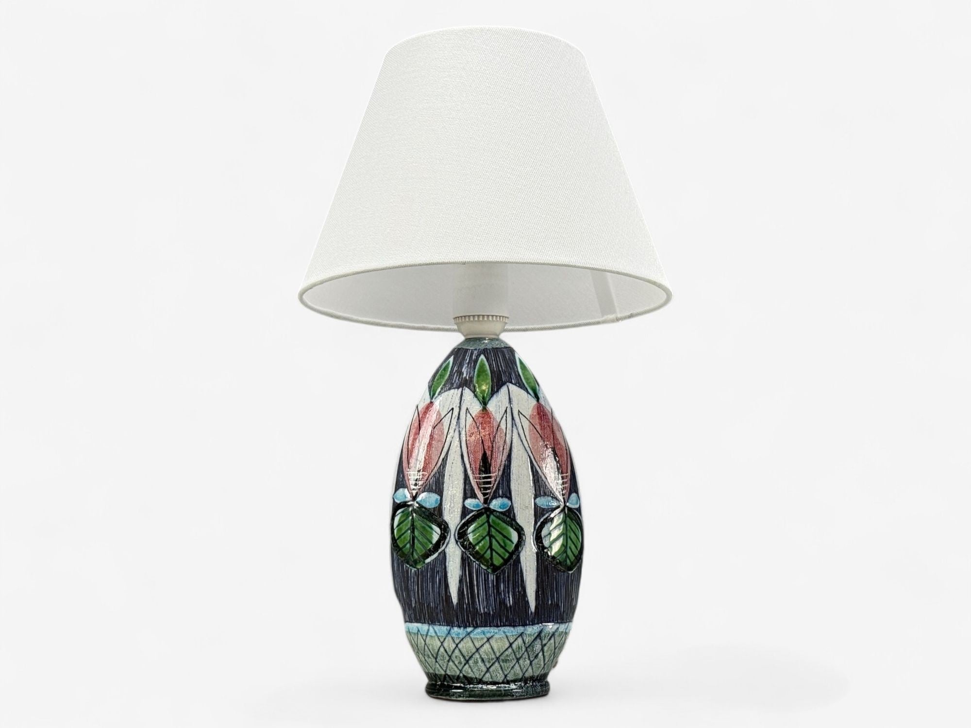 Tilgmans Keramik, Swedish Modern, Ceramic, Table Lamp, Sweden, 1960s