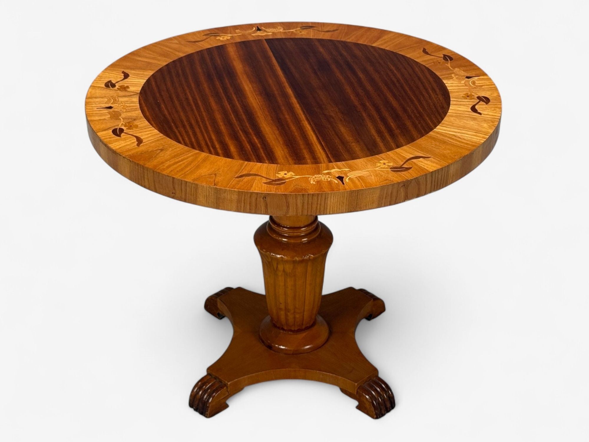 Swedish Art Deco, Marquetry Inlay, Wood, Center Table, Sweden, 1930s