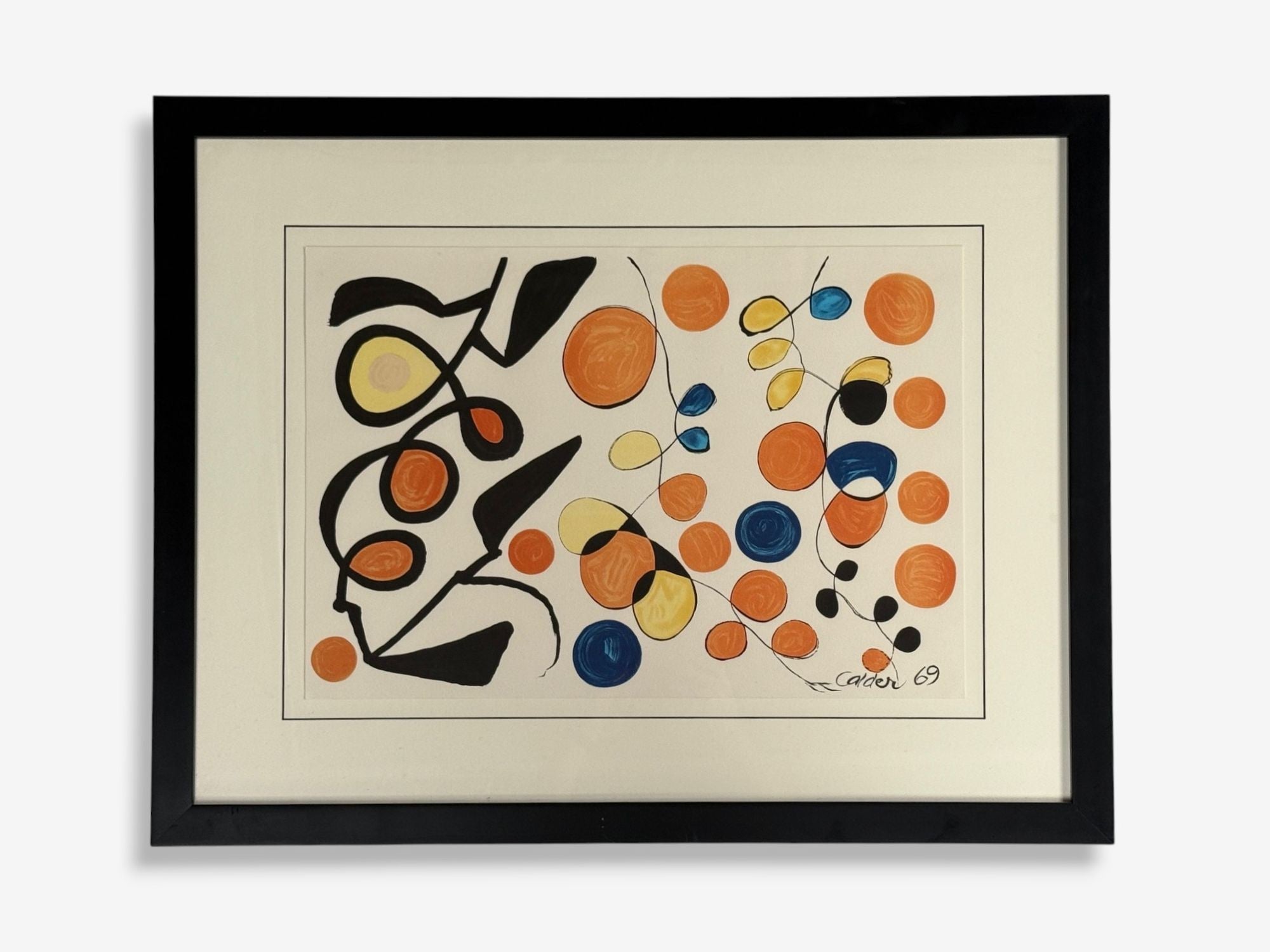 Alexander Calder, "Spring Carnival" Authentic Lithograph, 1969