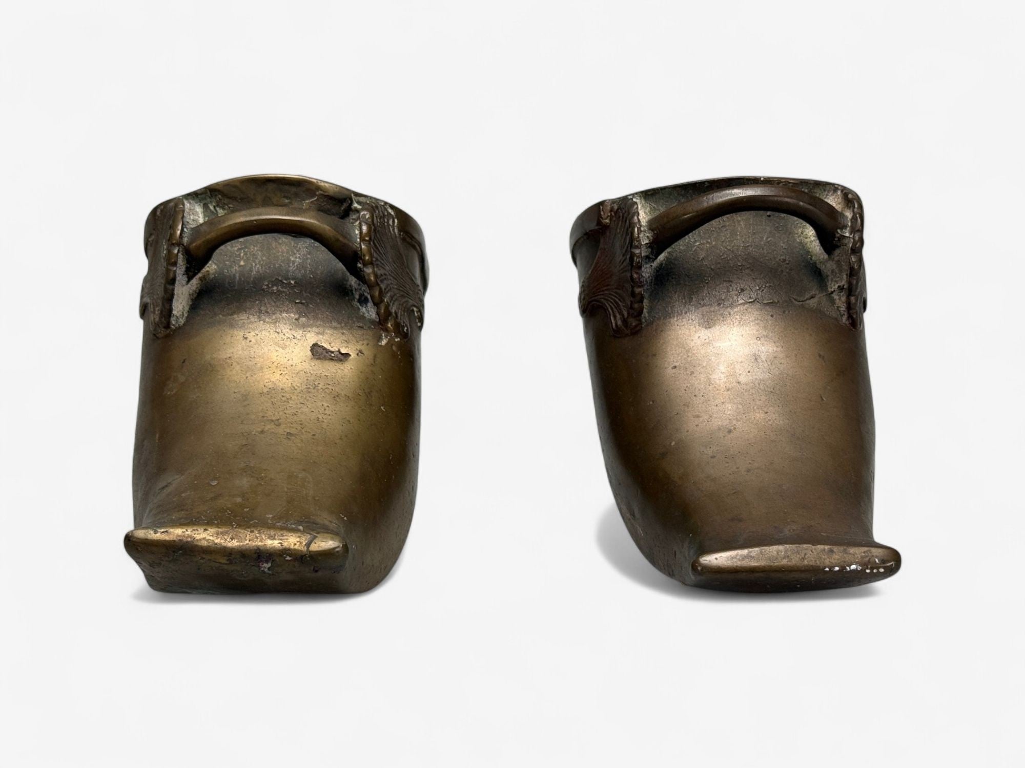Edo Period, Bronze Japanese Samurai Stirrups, Japan, 18th c.