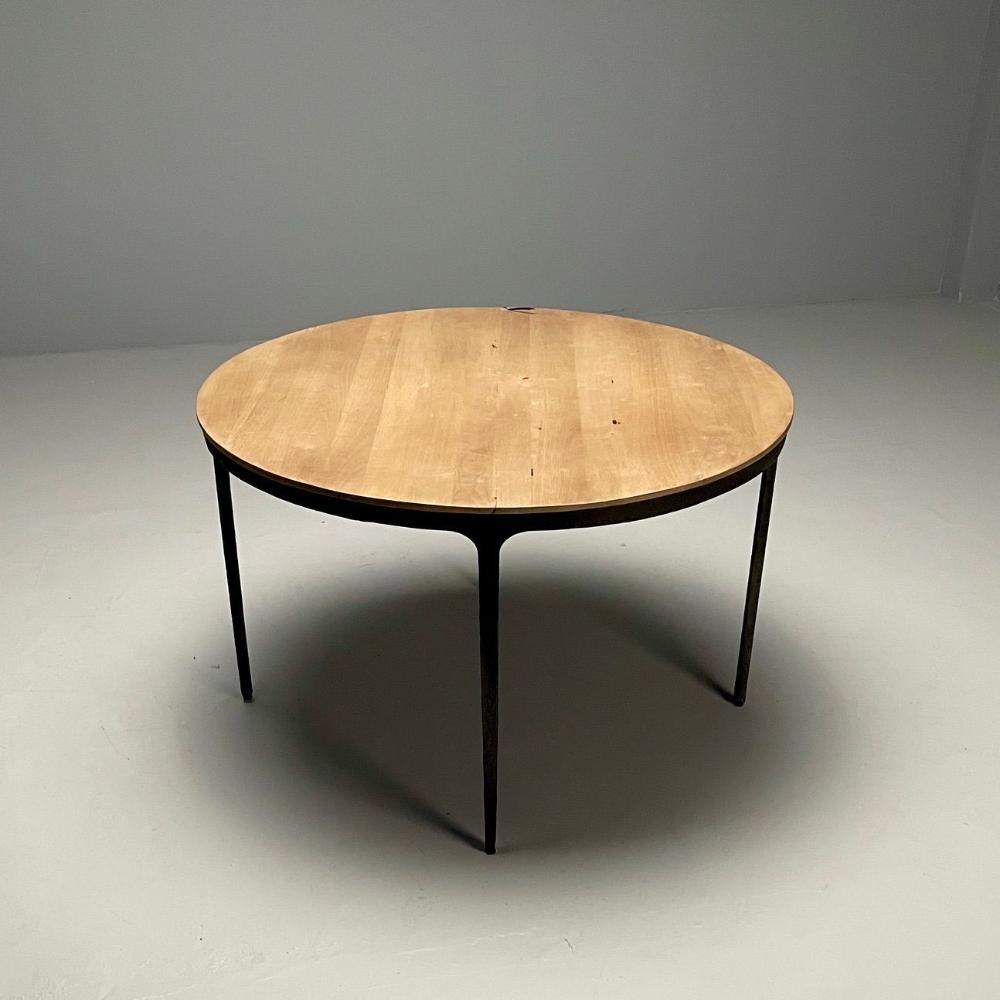 Brutalist Style Breakfast / Center, Dining Table, Evans Style, Modern,