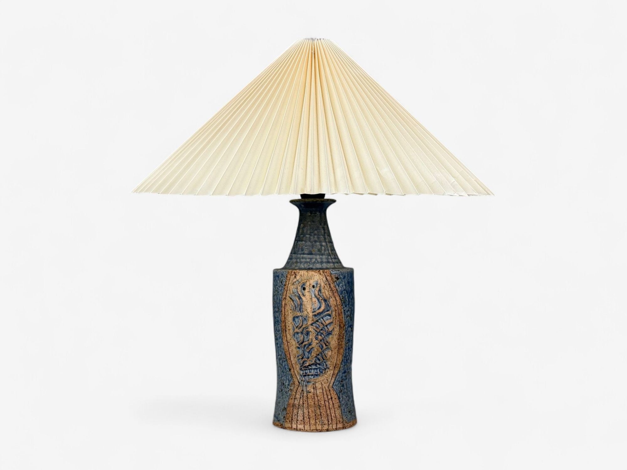 Lene Regius, Danish Modern, Stoneware, Table Lamp, Denmark, 1970s